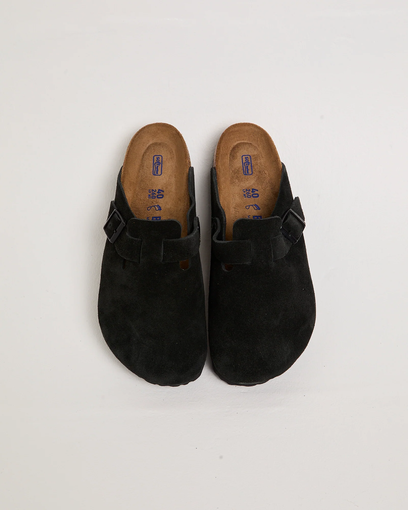Boston Soft Footbed Suede Leather Clog - Image 5