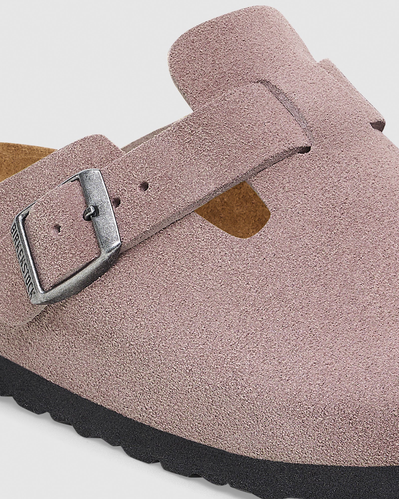Boston Soft Footbed Suede Leather Sandals - Image 4