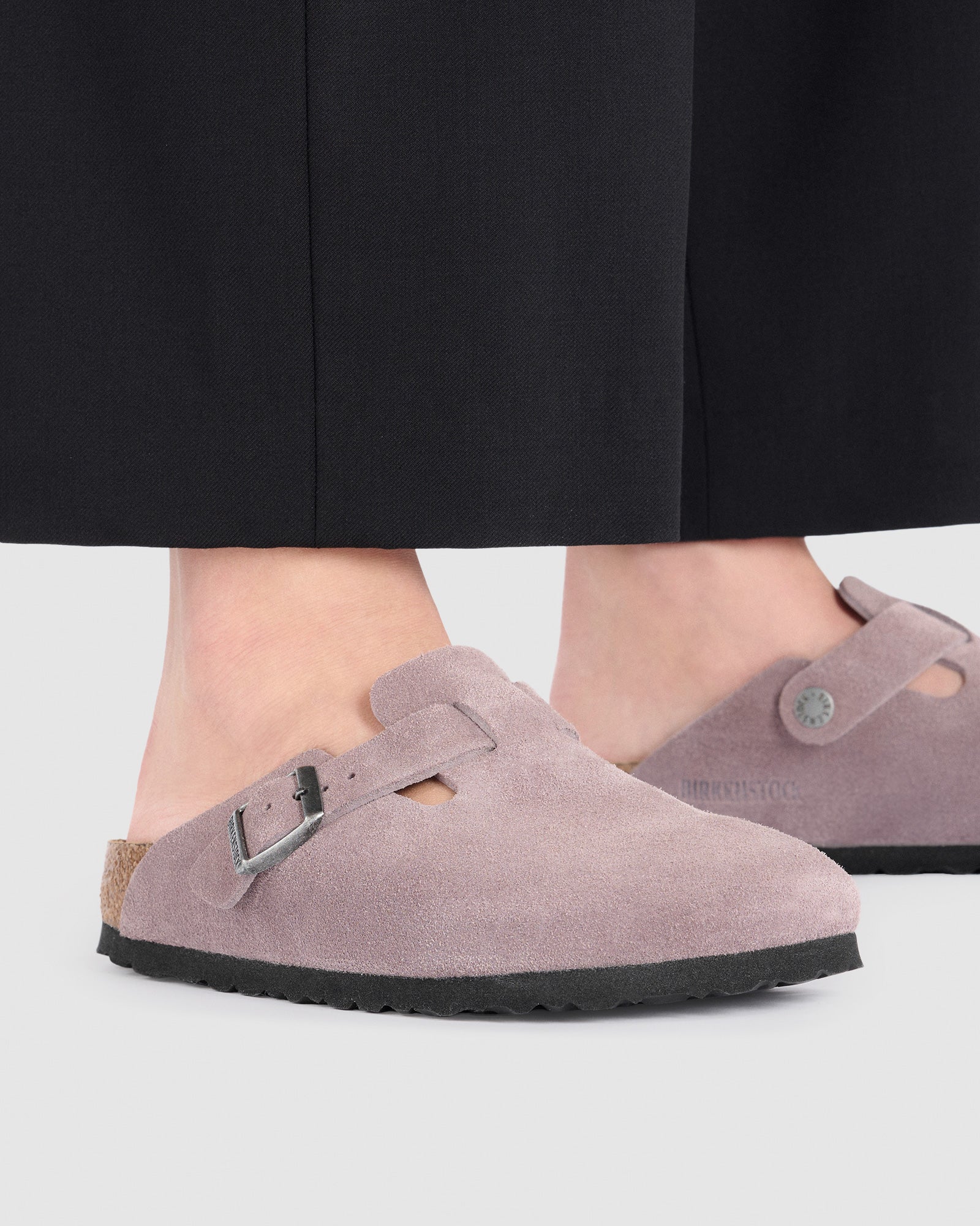 Boston Soft Footbed Suede Leather Sandals - Image 7