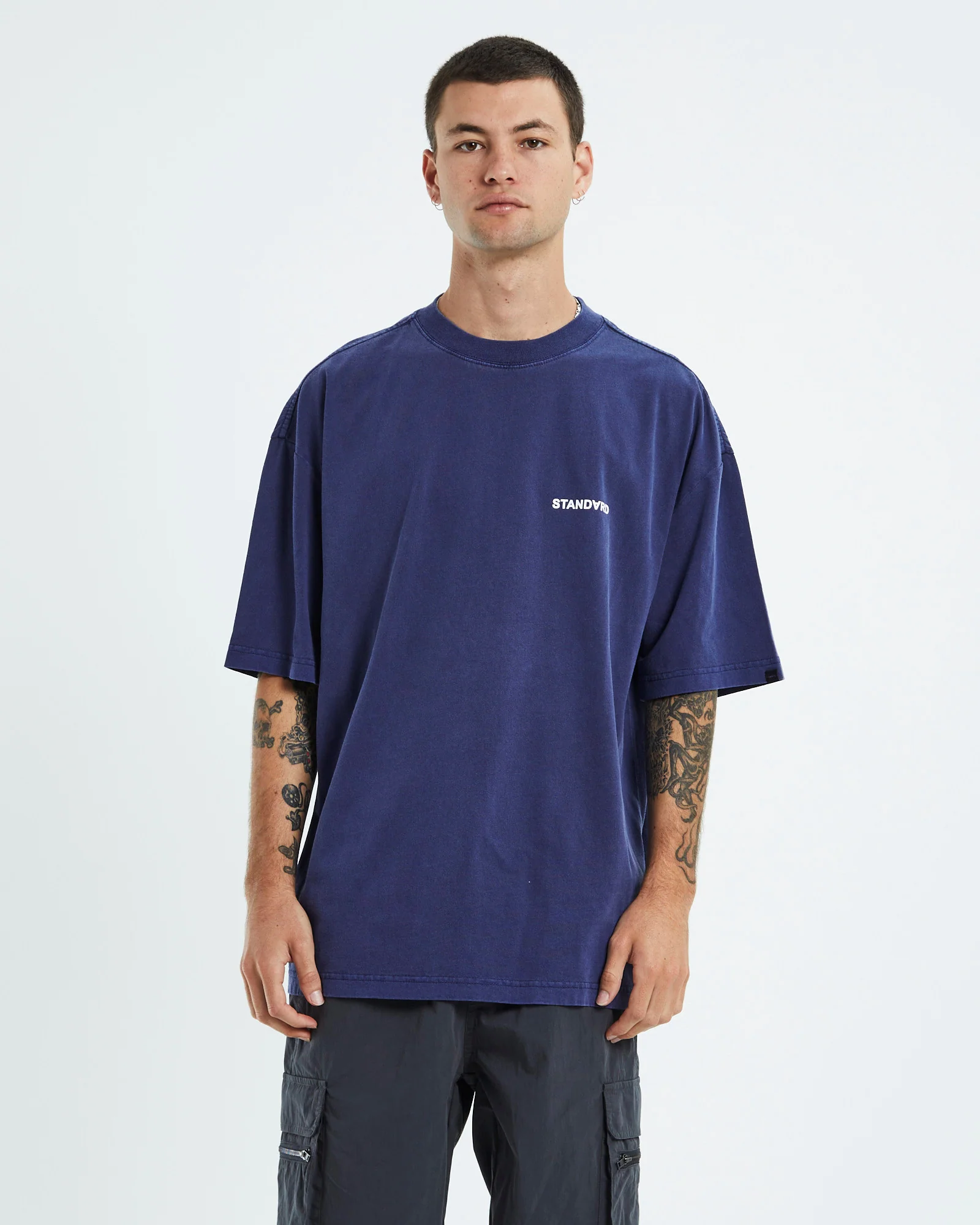 Box Short Sleeve T-Shirt Midnight Blue
