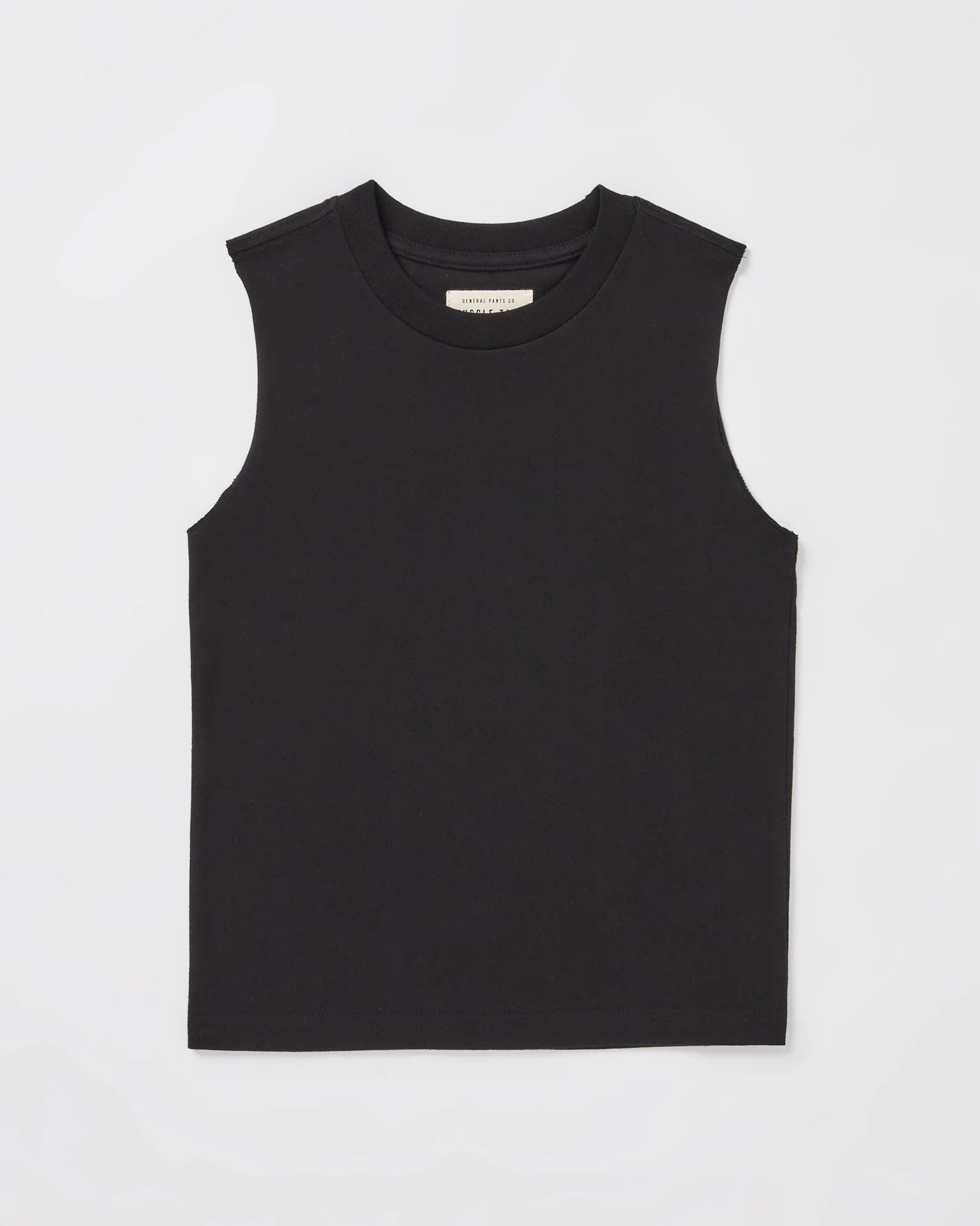 Boys Muscle Tank in Black