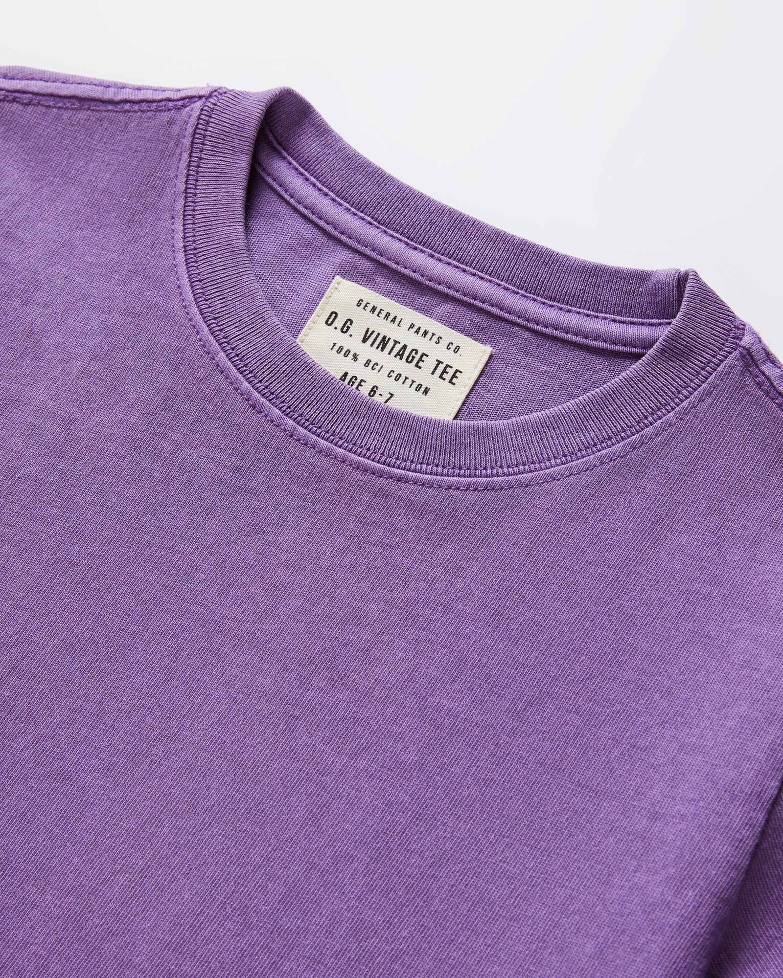 Boys OG Vintage Short Sleeve T-Shirt in Ultraviolet - Image 3