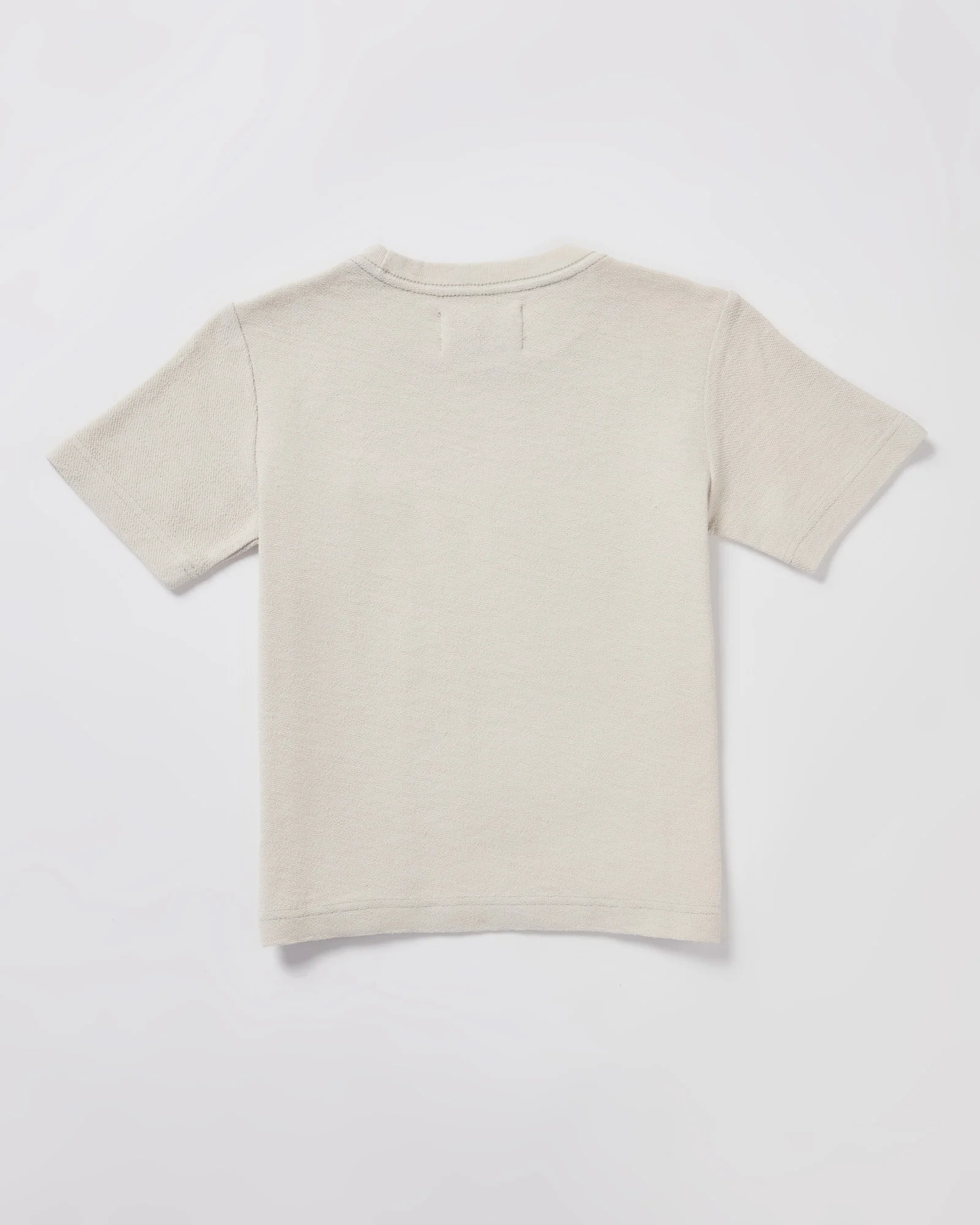 Boys Ramona Linen Short Sleeve T-Shirt in Chalk - Image 2