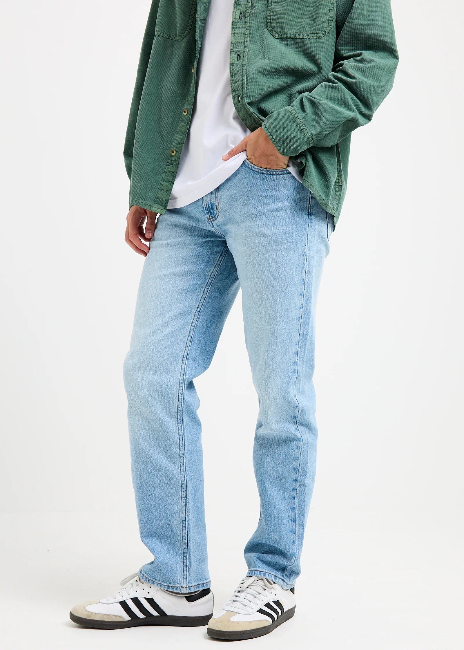 Bronco Denim Jeans Stone Blue - Image 3