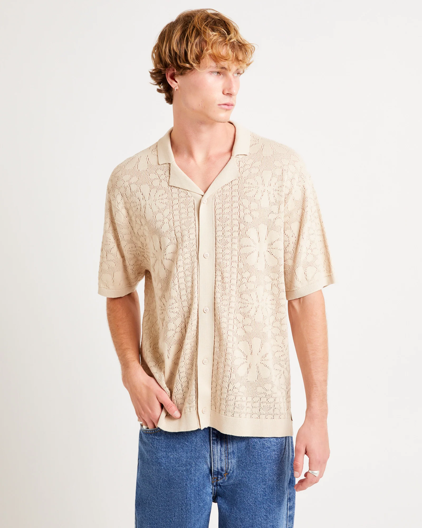 Bronson Knitted Short Sleeve Resort Shirt