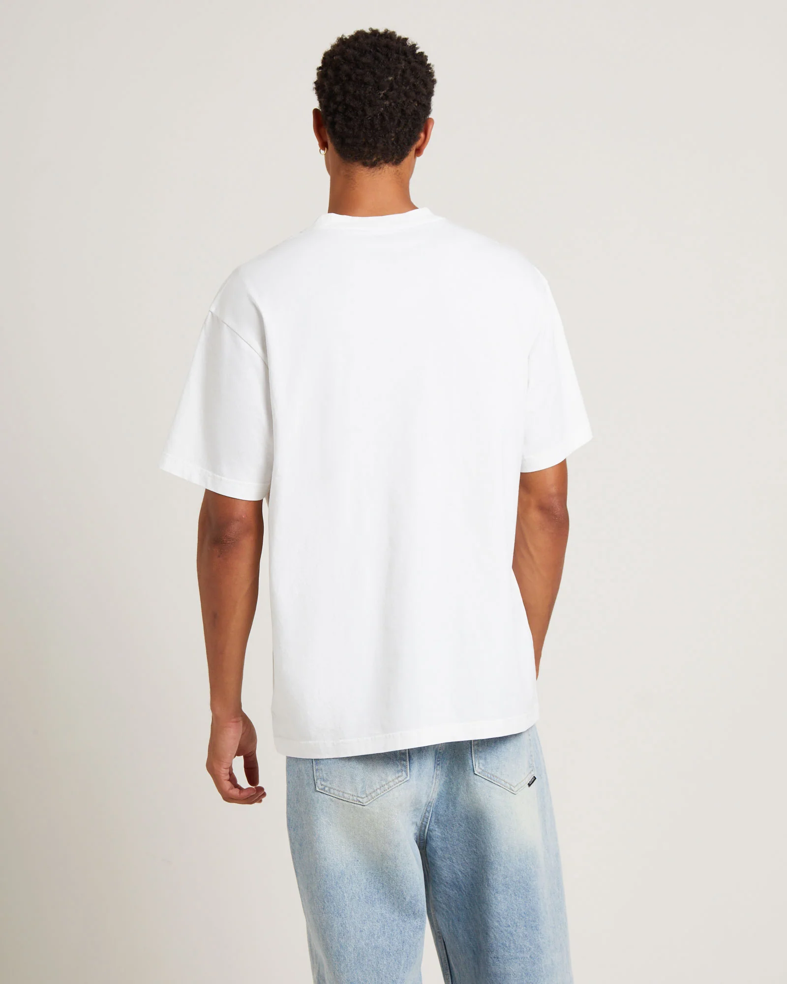 Bulls VS Jazz Short Sleeve T-Shirt in Vintage White - Image 2