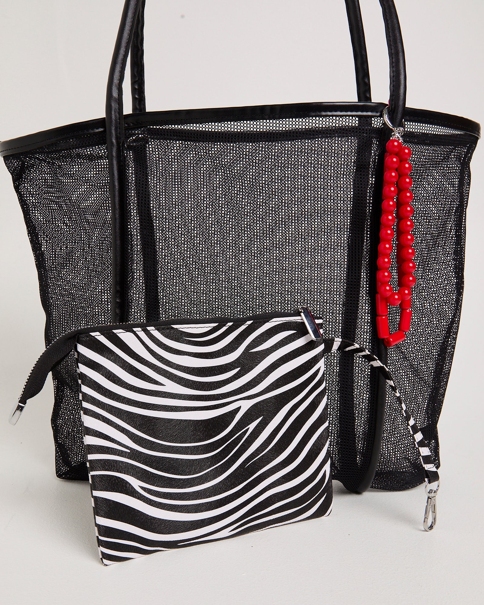Callie Mesh Beach Bag - Image 4