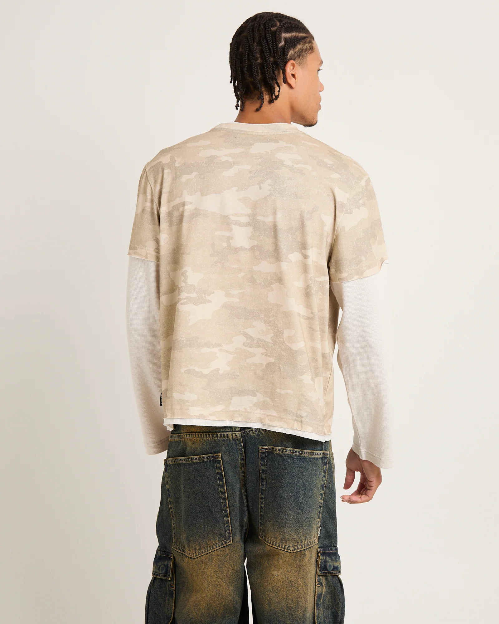 Camo Double Sleeves T-Shirt - Image 2