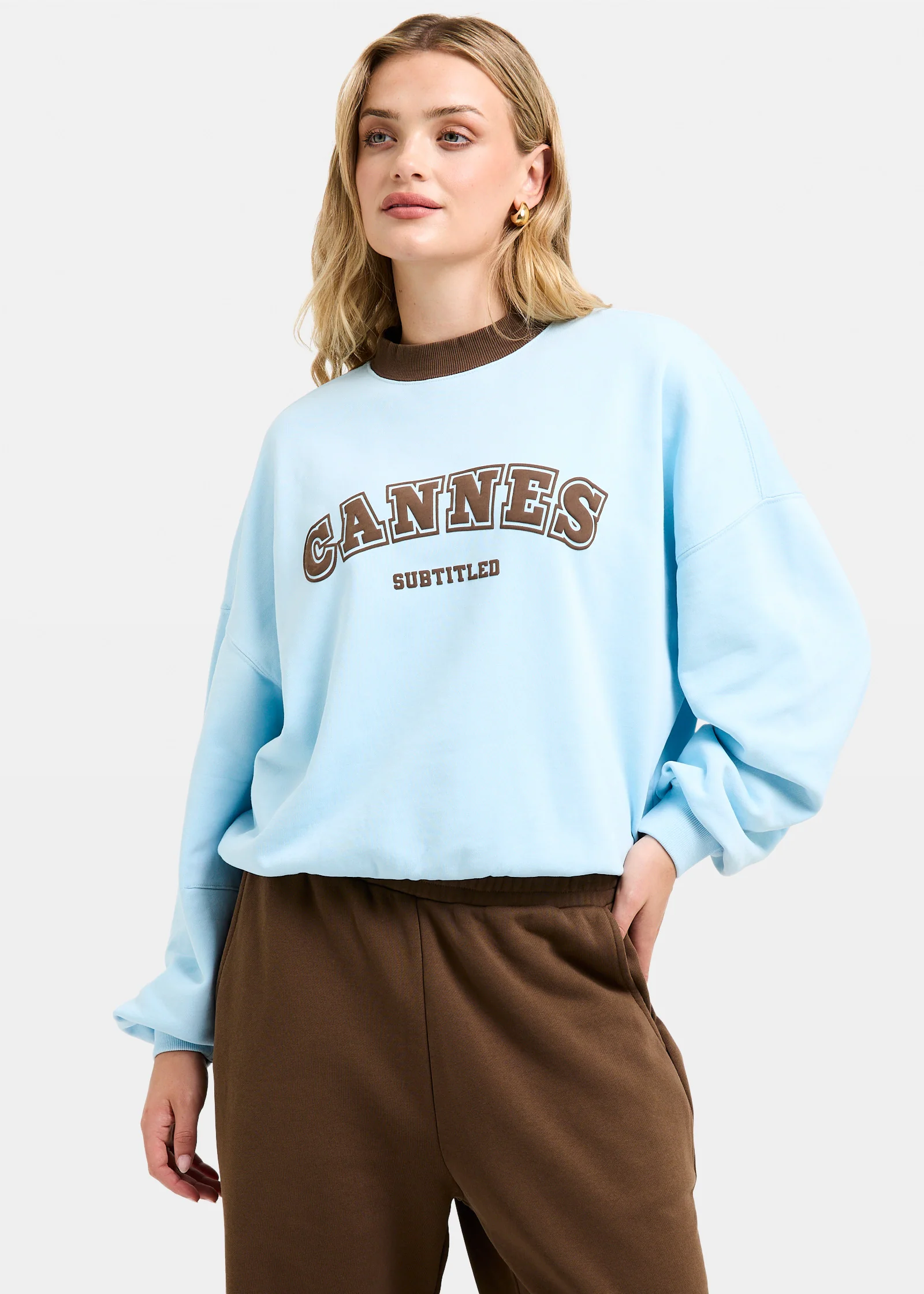 Cannes Contrast Crew Neck Jumper - Image 4