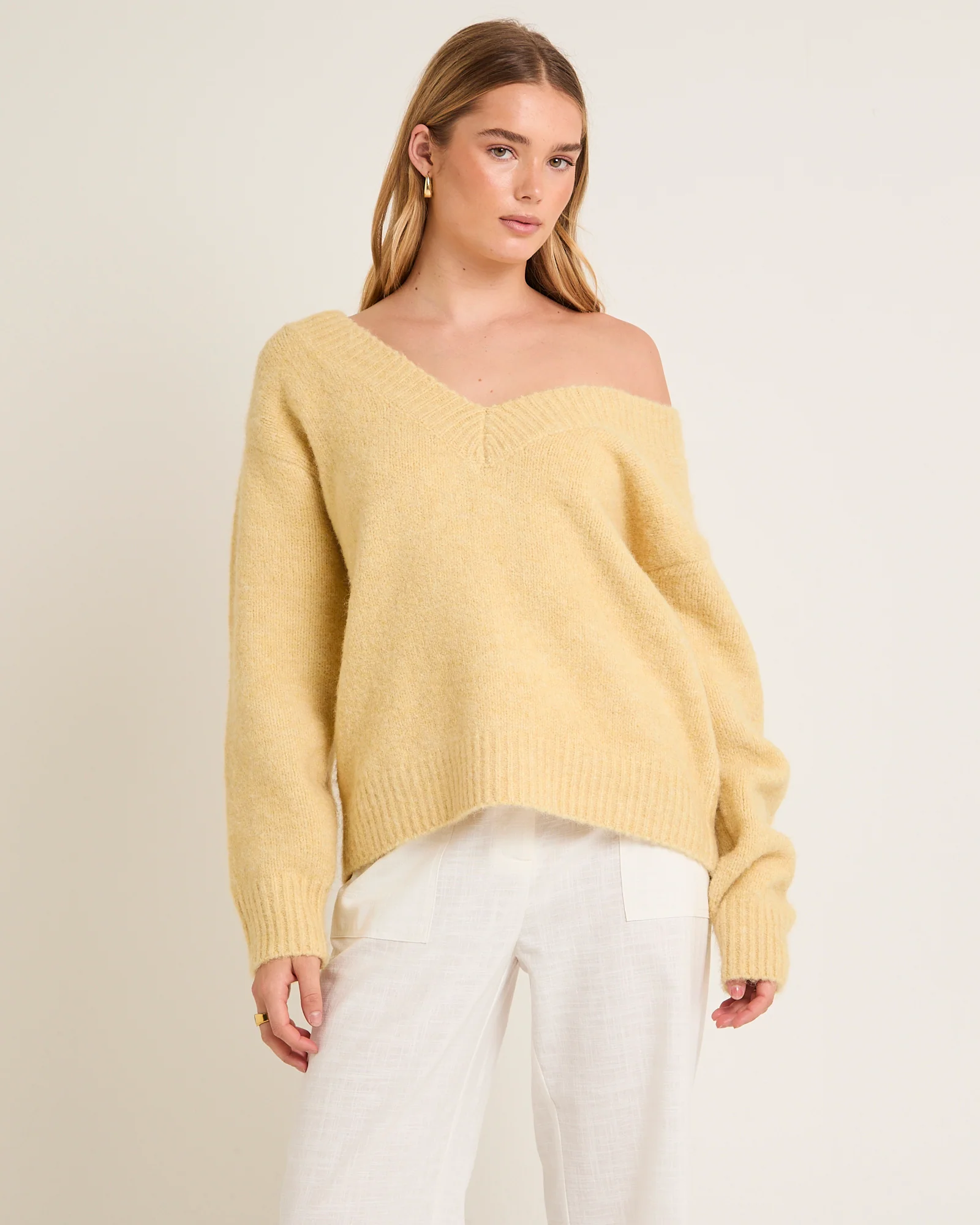 Capri V Neck Knit Jumper