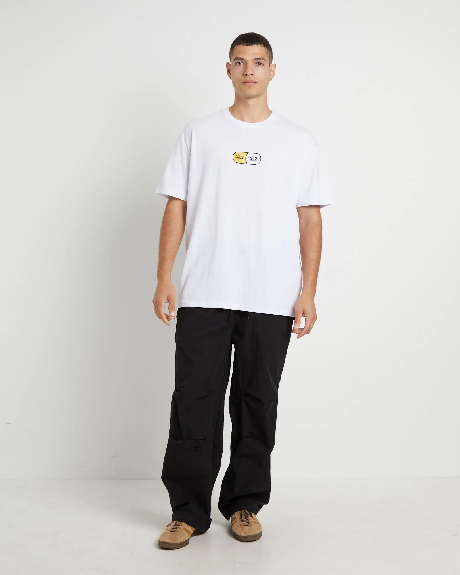 Capsule Short Sleeve T-Shirt in White - Image 3
