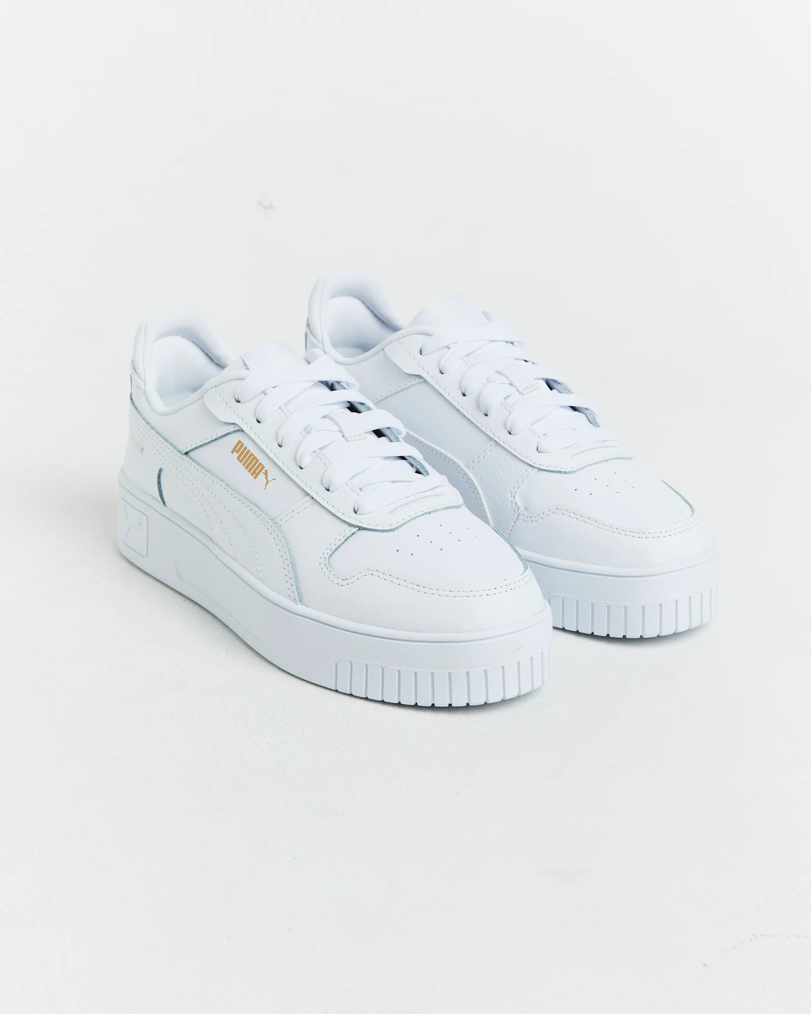 Carina Street Puma Sneakers in White/Gold - Image 2