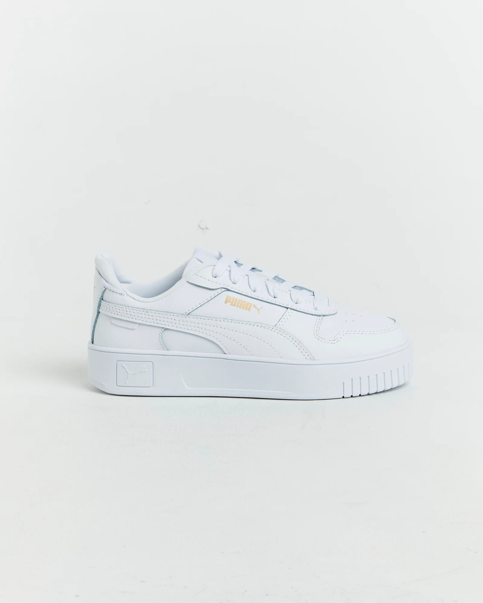 Carina Street Puma Sneakers in White/Gold - Image 3