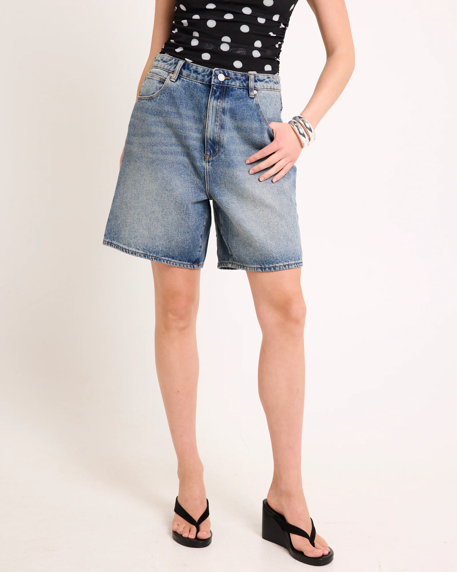 Carrie Denim Shorts Amalie - Image 2