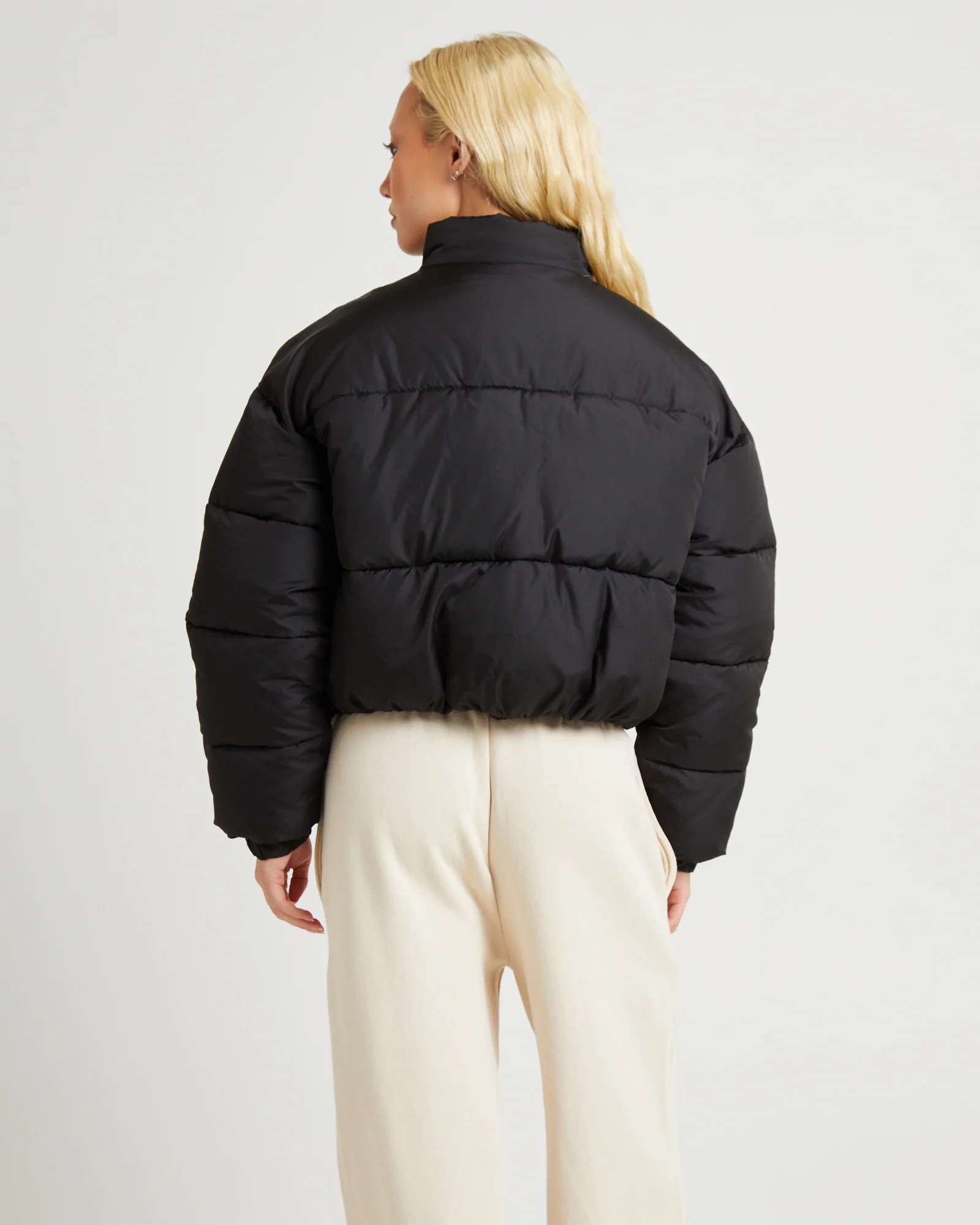 Casey Cropped Puffer Jacket - Image 2