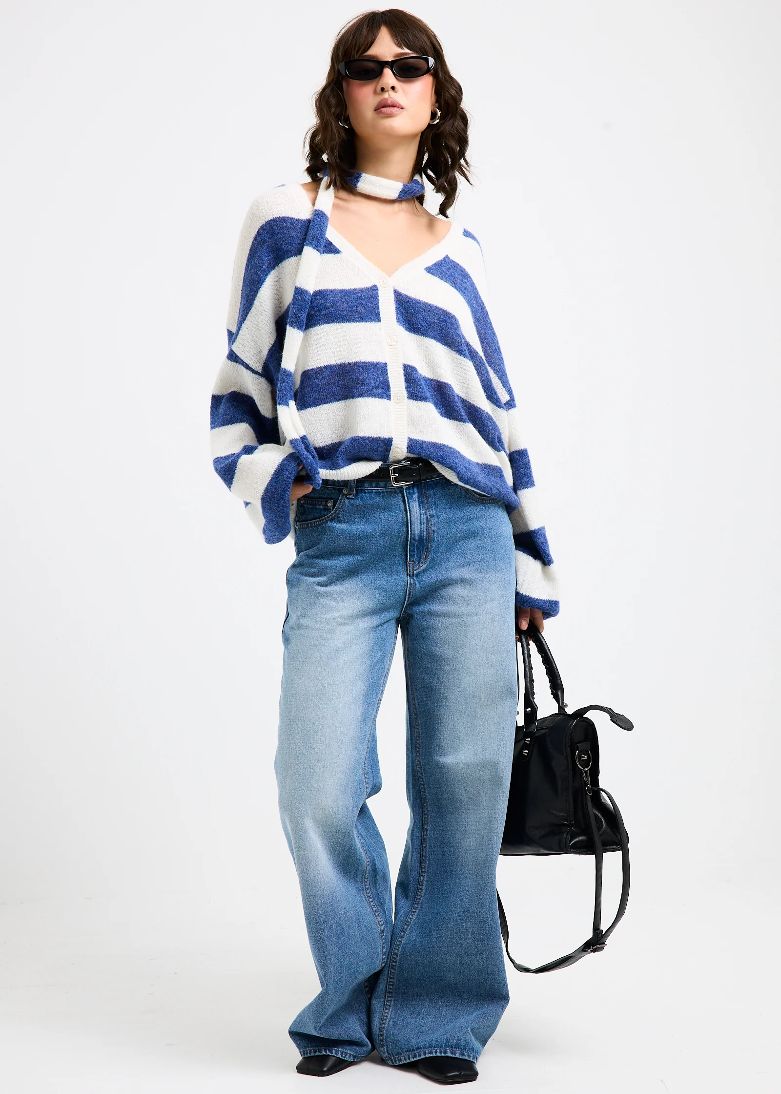Catalina V-Neck Oversized Cardigan - Image 2