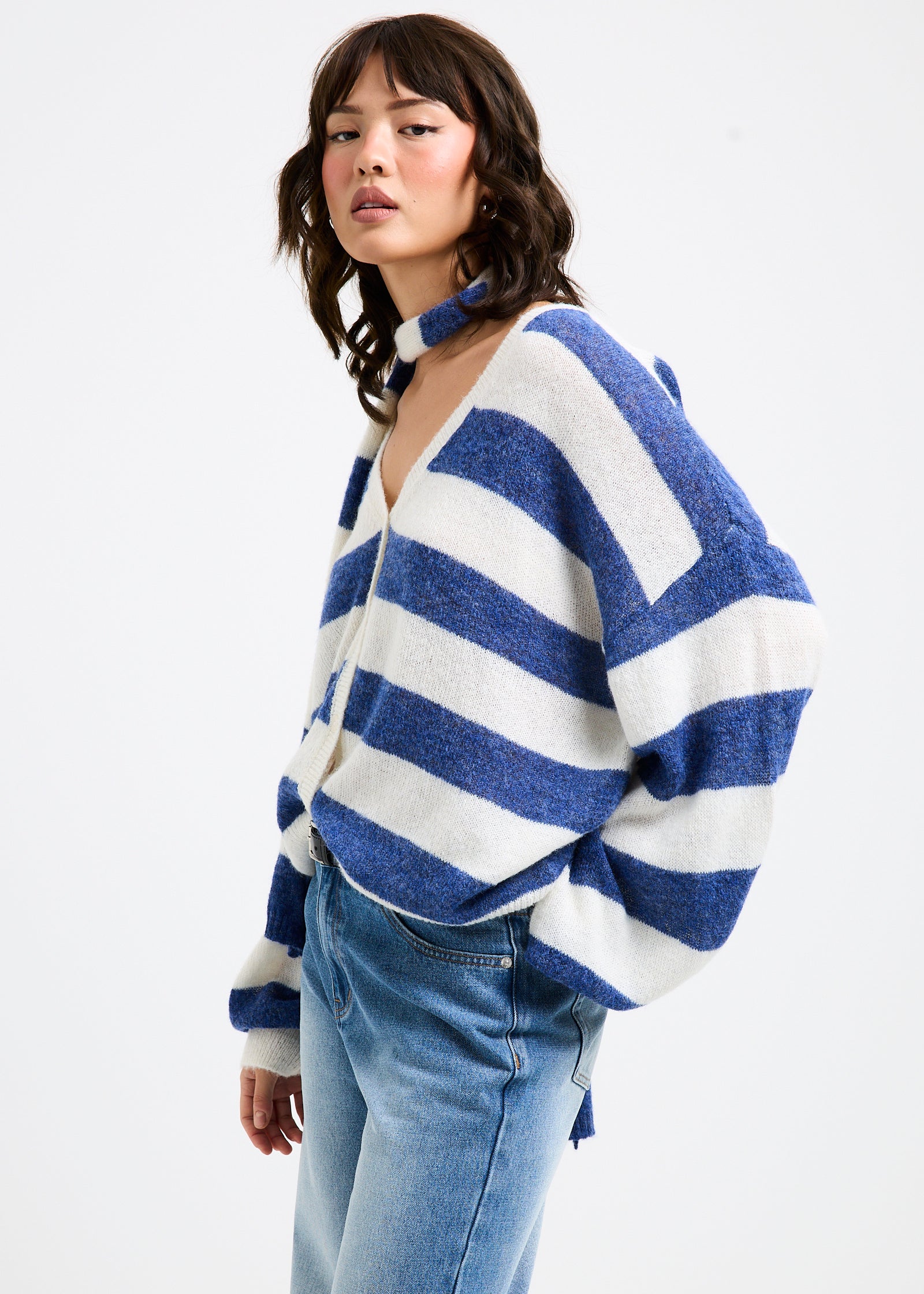 Catalina V-Neck Oversized Cardigan - Image 4