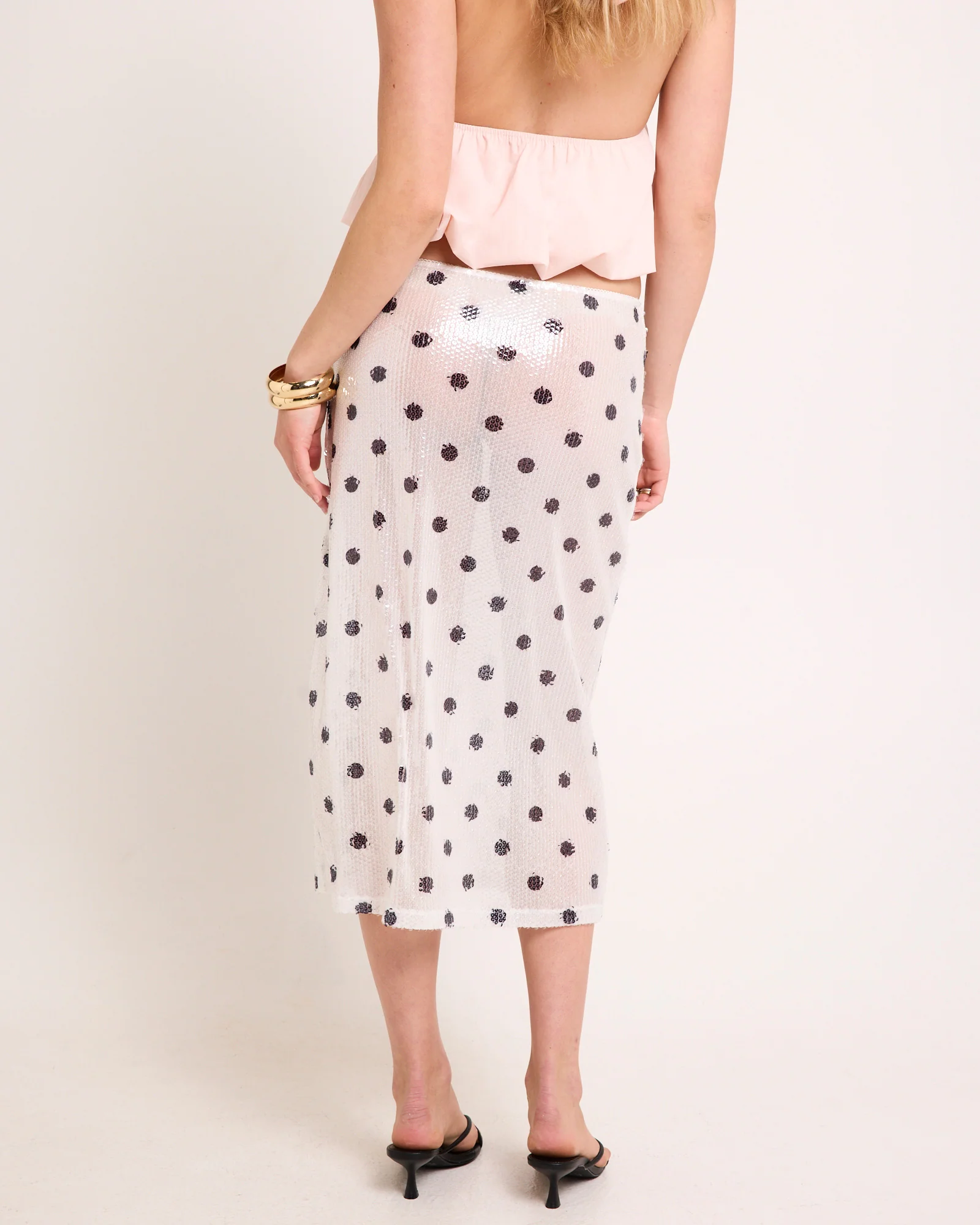 Cecile Sequin Midi Skirt - Image 4