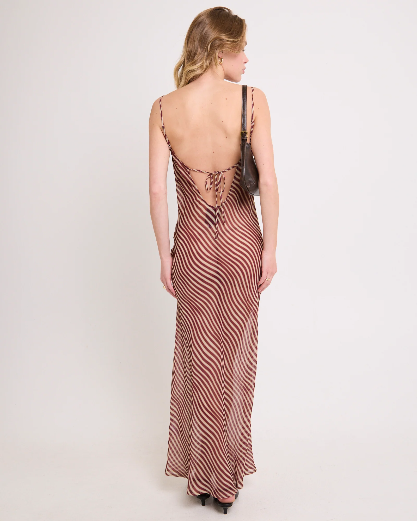 Celly Cowl Sheer Maxi Dress - Image 2