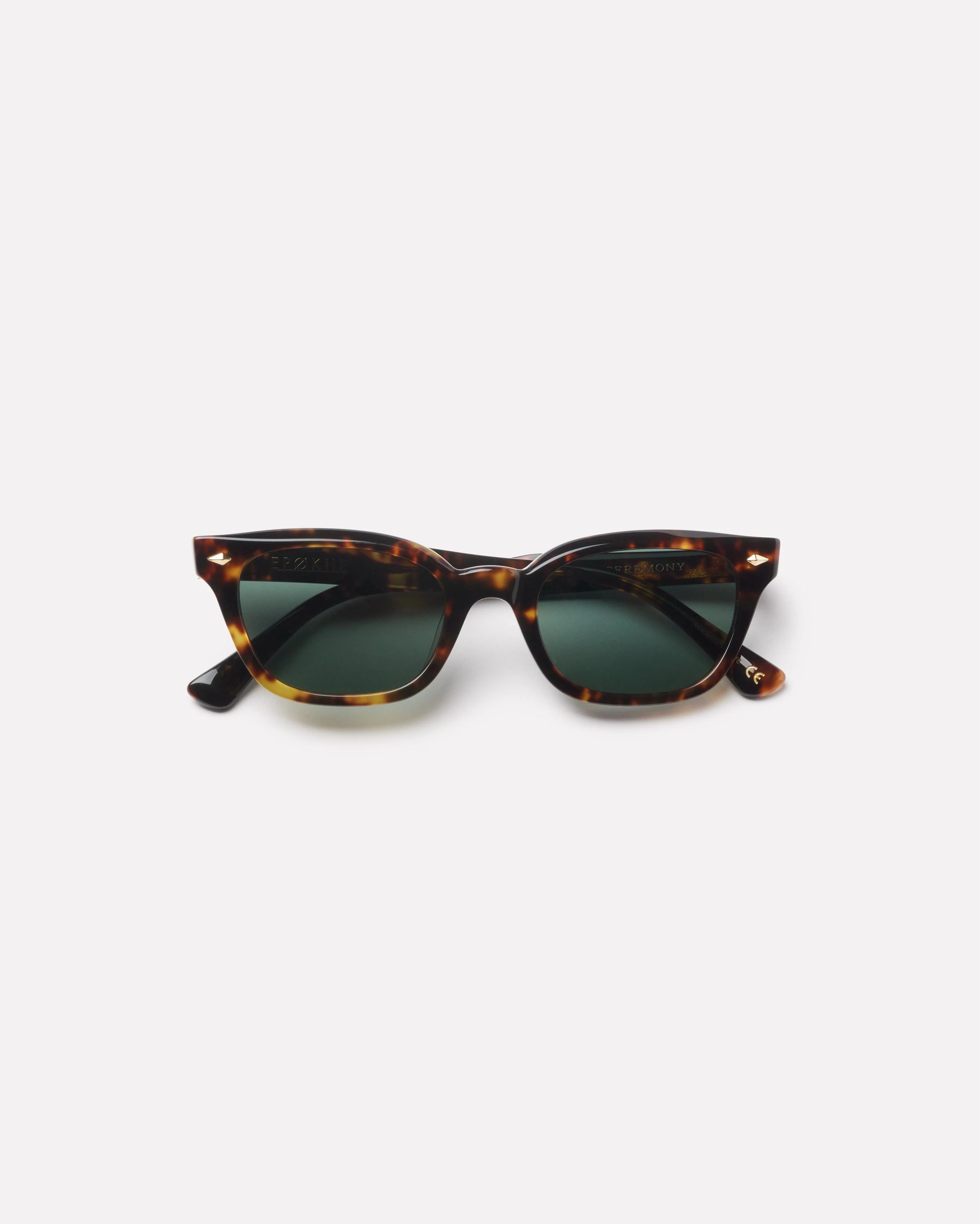 Ceremony Sunglasses Tortoise Polished/Green Polarised - Image 2