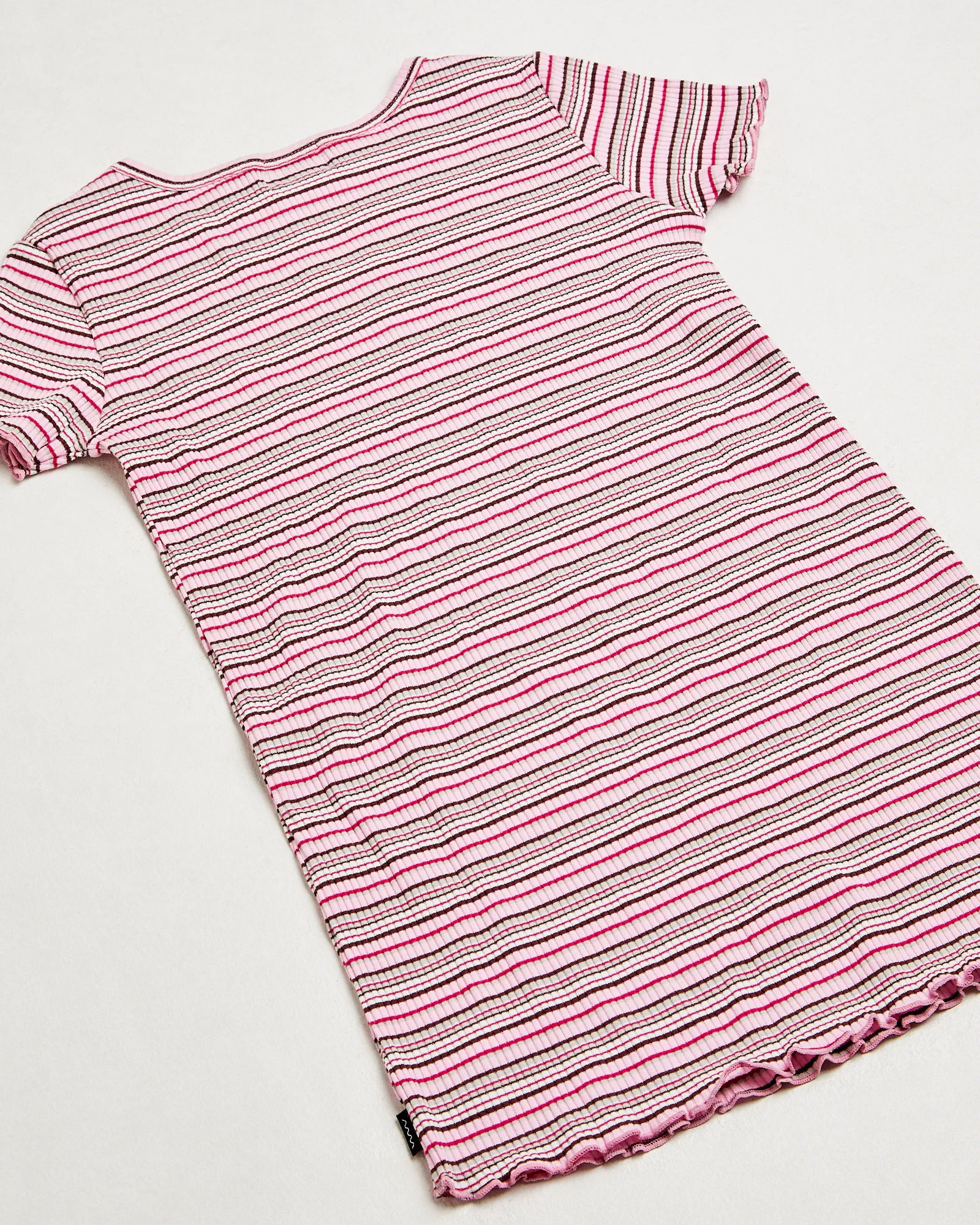 Charlotte Striped Ribbed Dress - Image 4