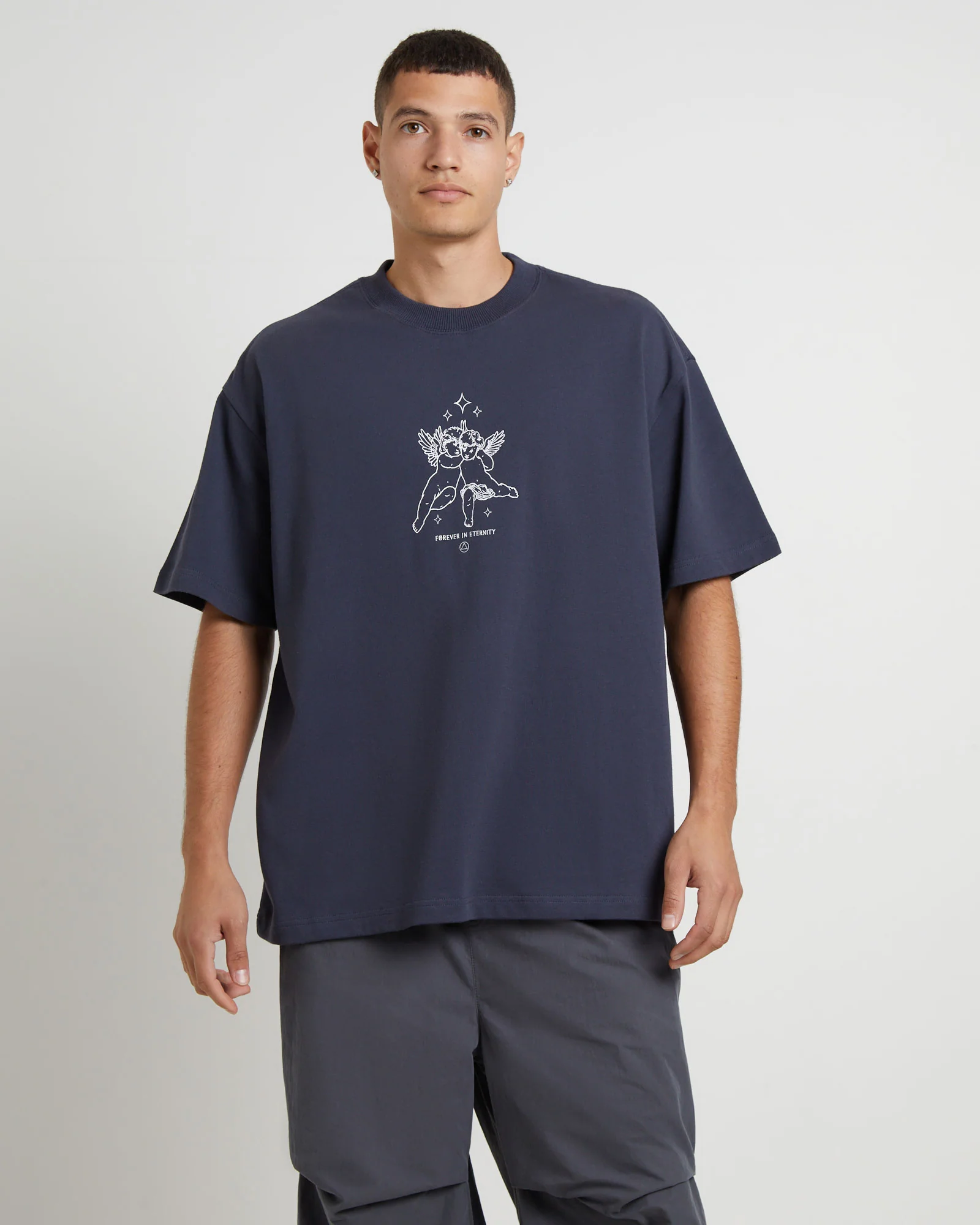 Cherub Short Sleeve T-Shirt in Ink
