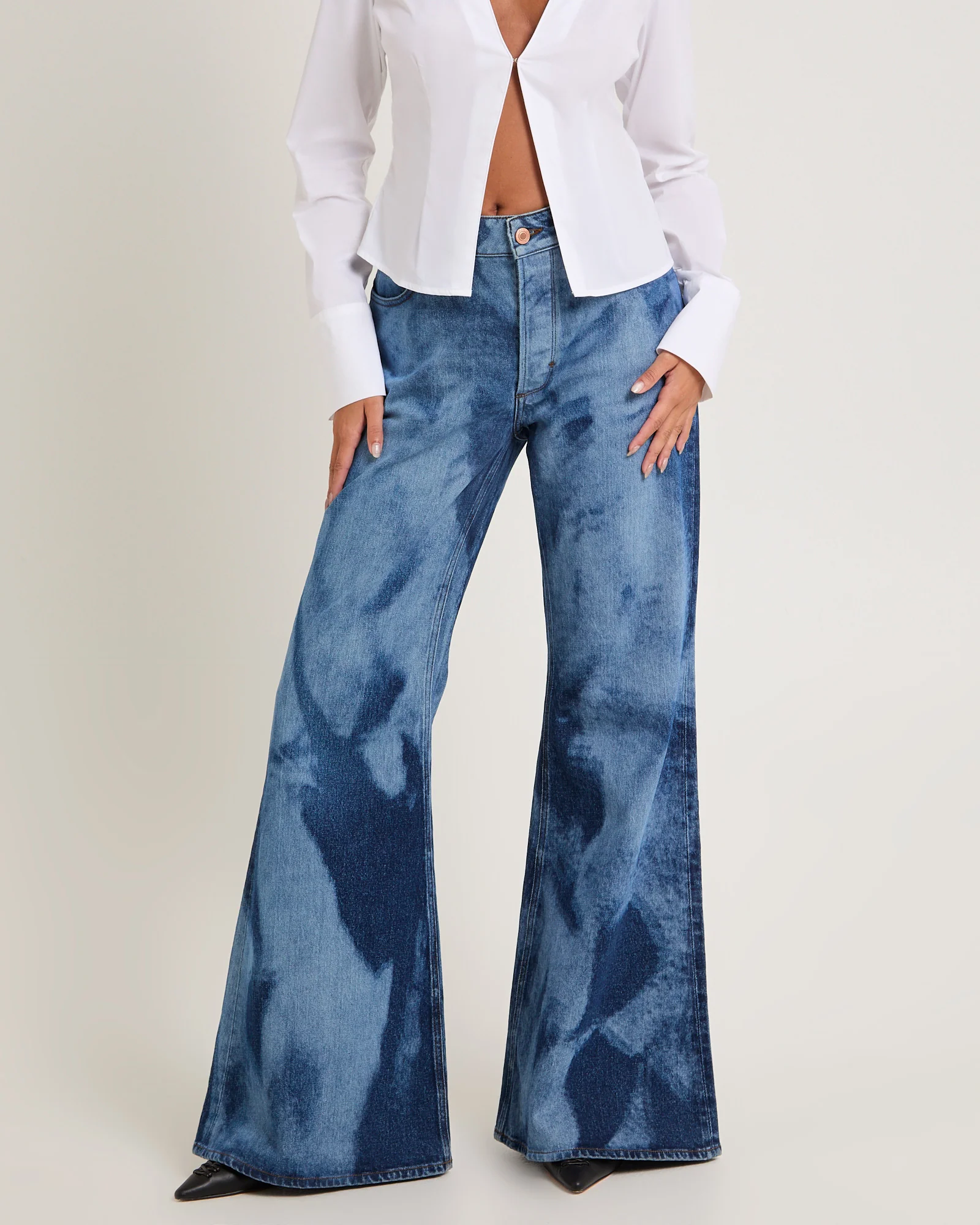 Chloe Baggy  Denim Jeans Mars