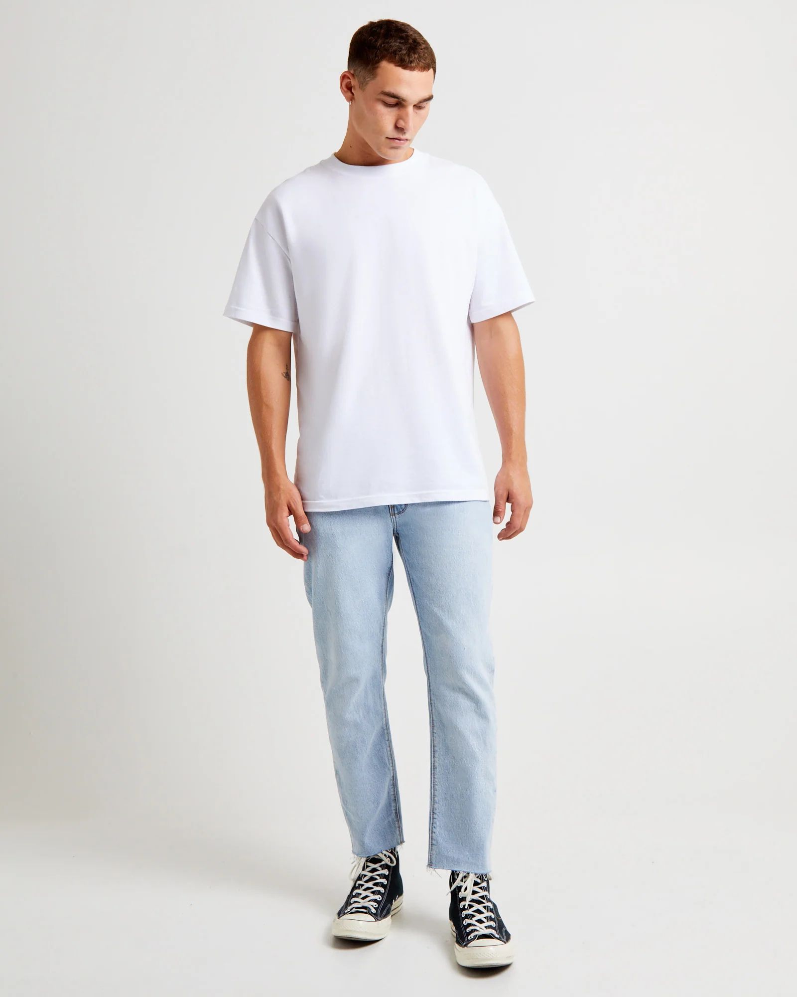 Chopped Straight Denim Jeans - Image 3