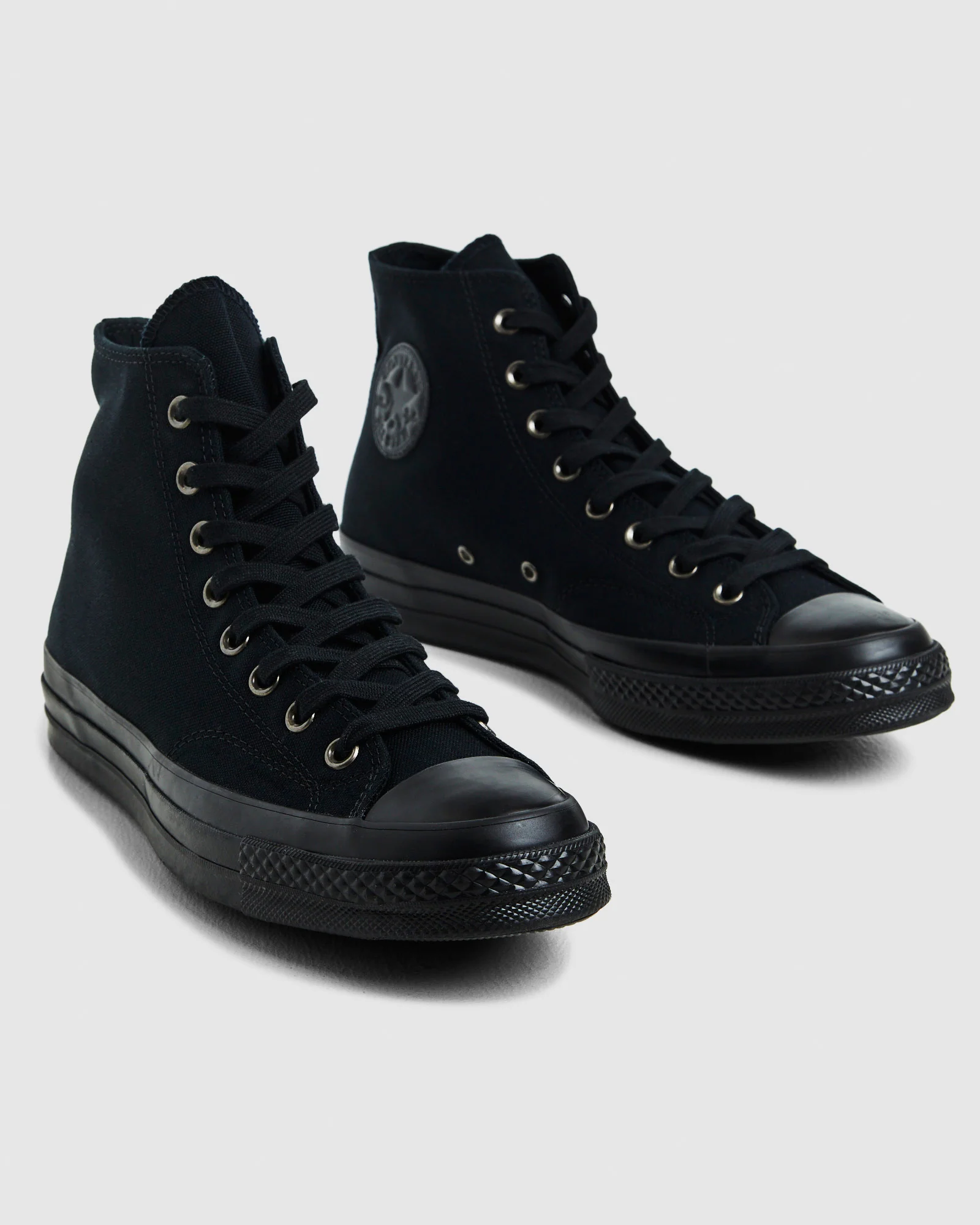 Chuck 70 Vintage Canvas Hi Top Sneakers Black