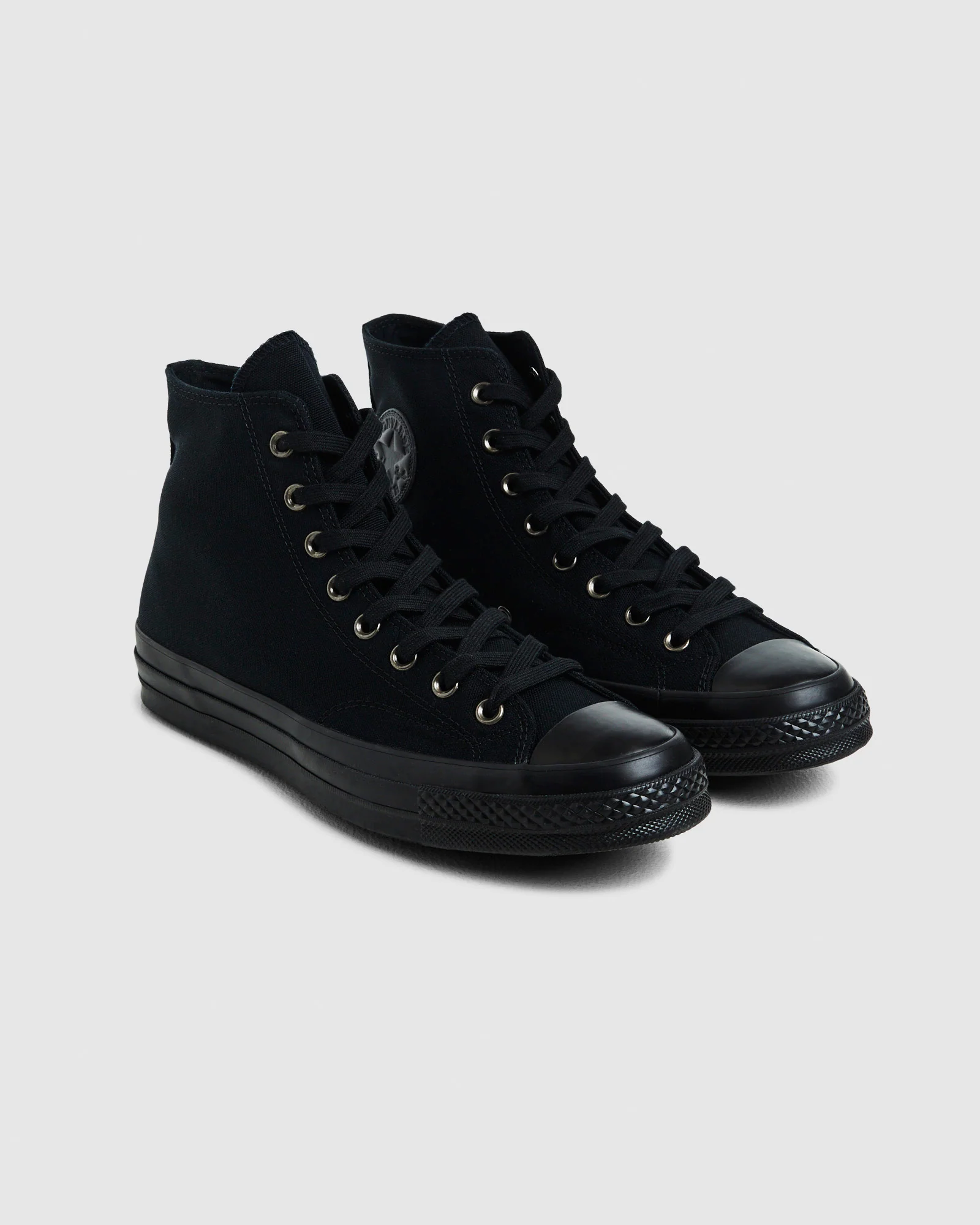Chuck 70 Vintage Canvas Hi Top Sneakers Black - Image 3