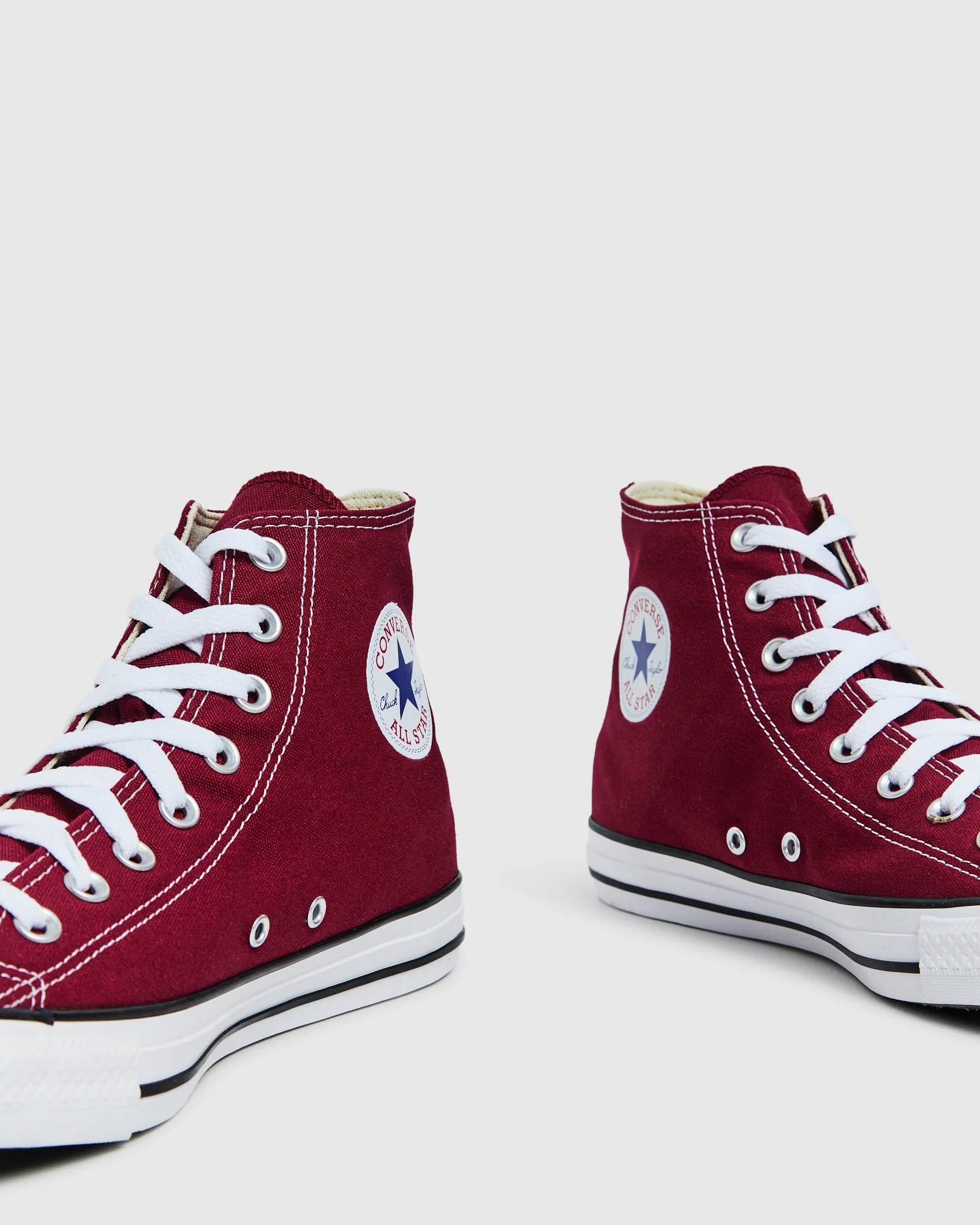 Chuck Taylor All Star Canvas Hi Top Sneakers Maroon - Image 5