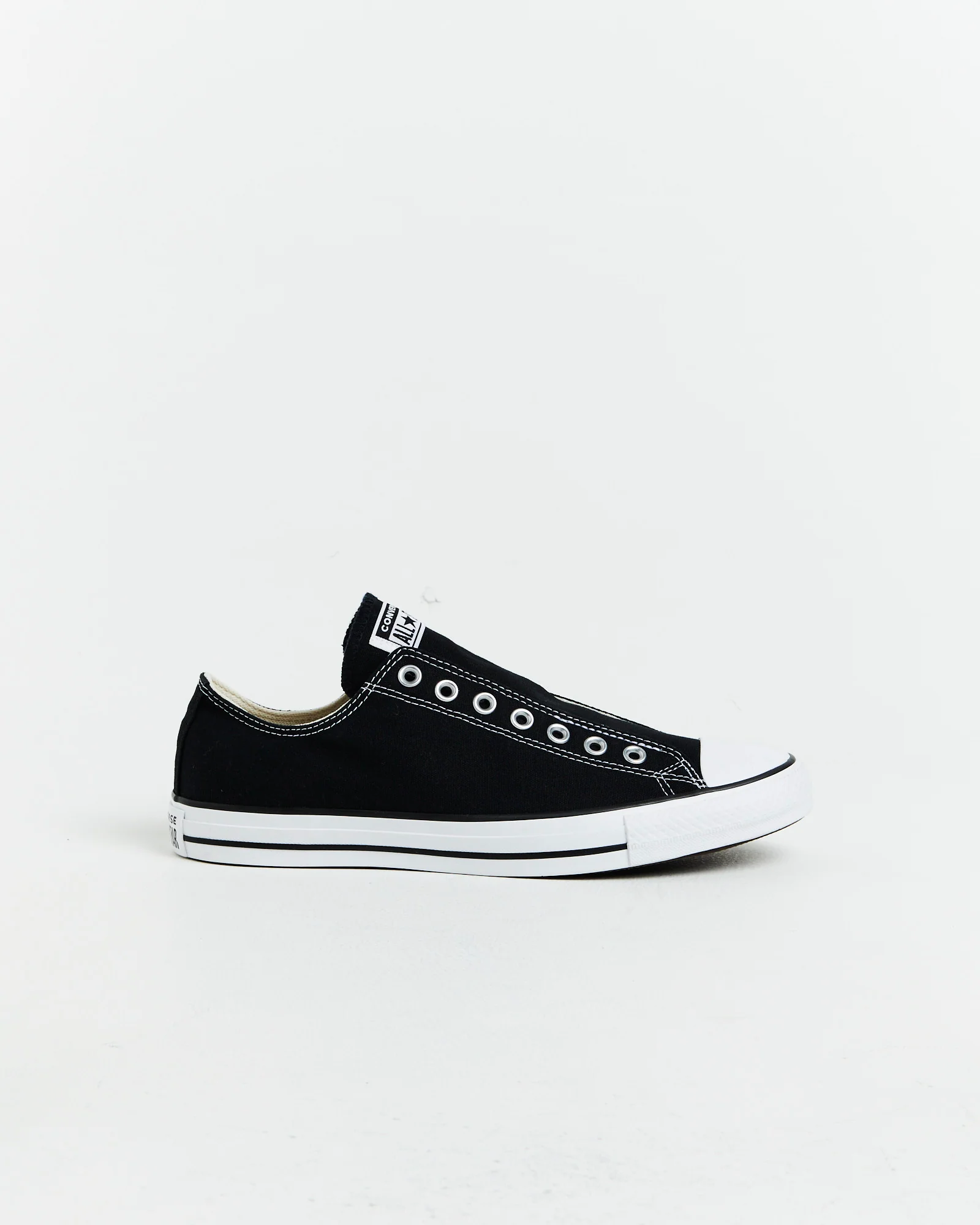 Chuck Taylor All Star Slip On Sneakers In Black/White - Image 3
