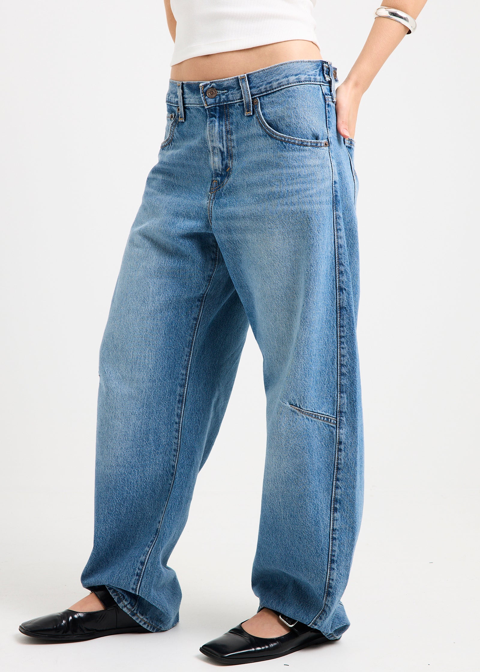Cinch Barrel Denim Jeans - Image 4