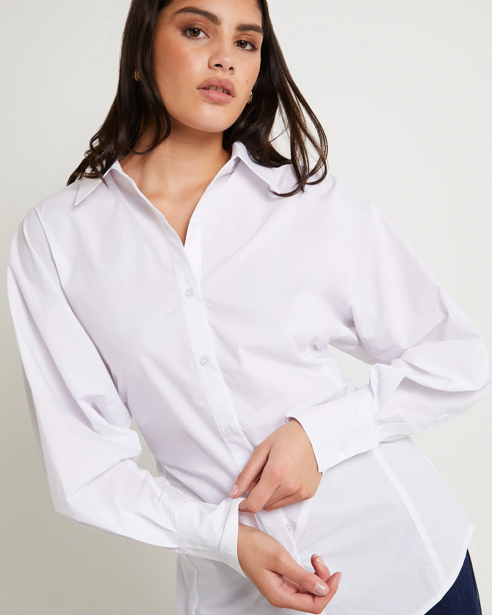 Cinched Longline Shirt - Image 5