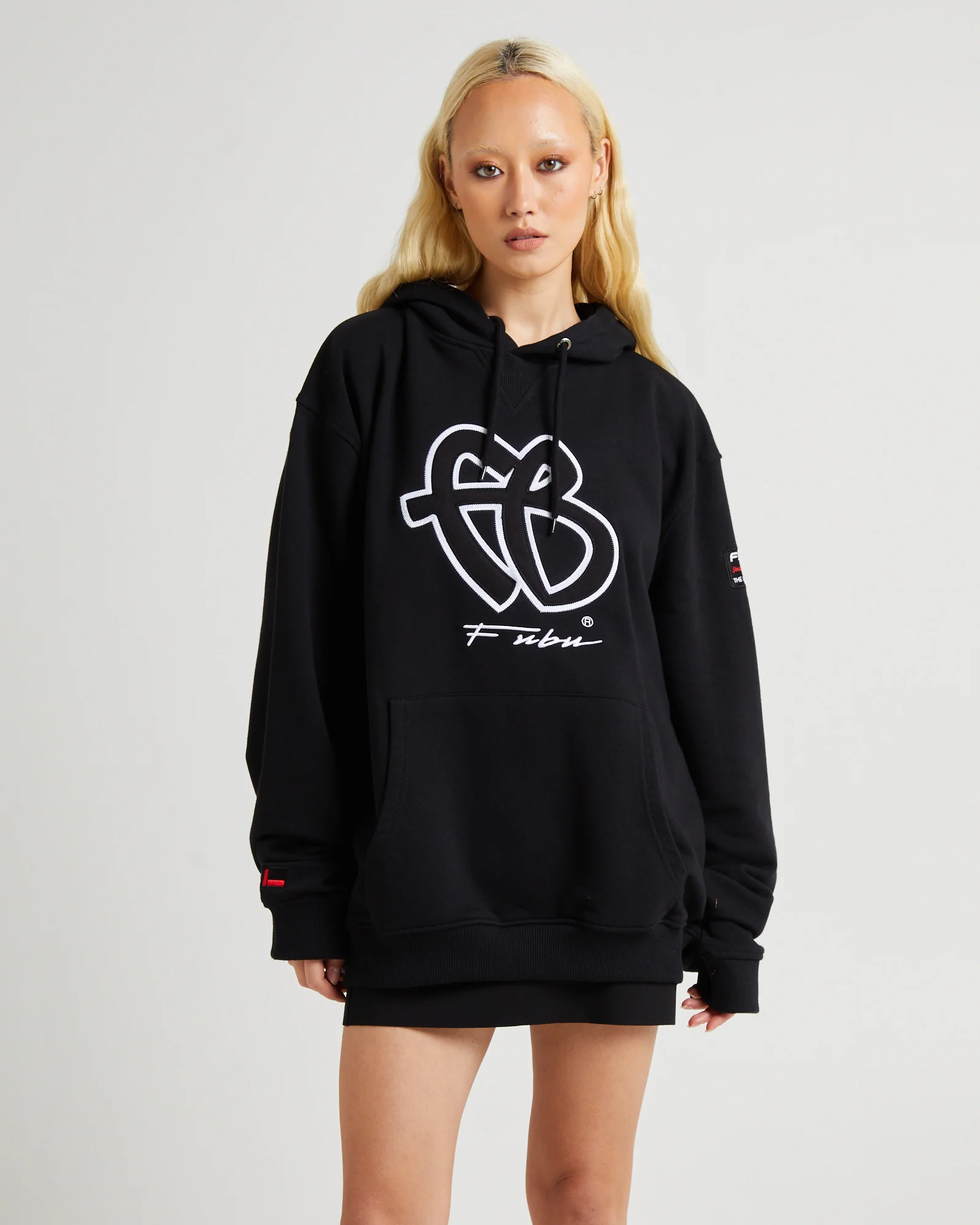 Classic Hooded Sweats Black/White - Image 7