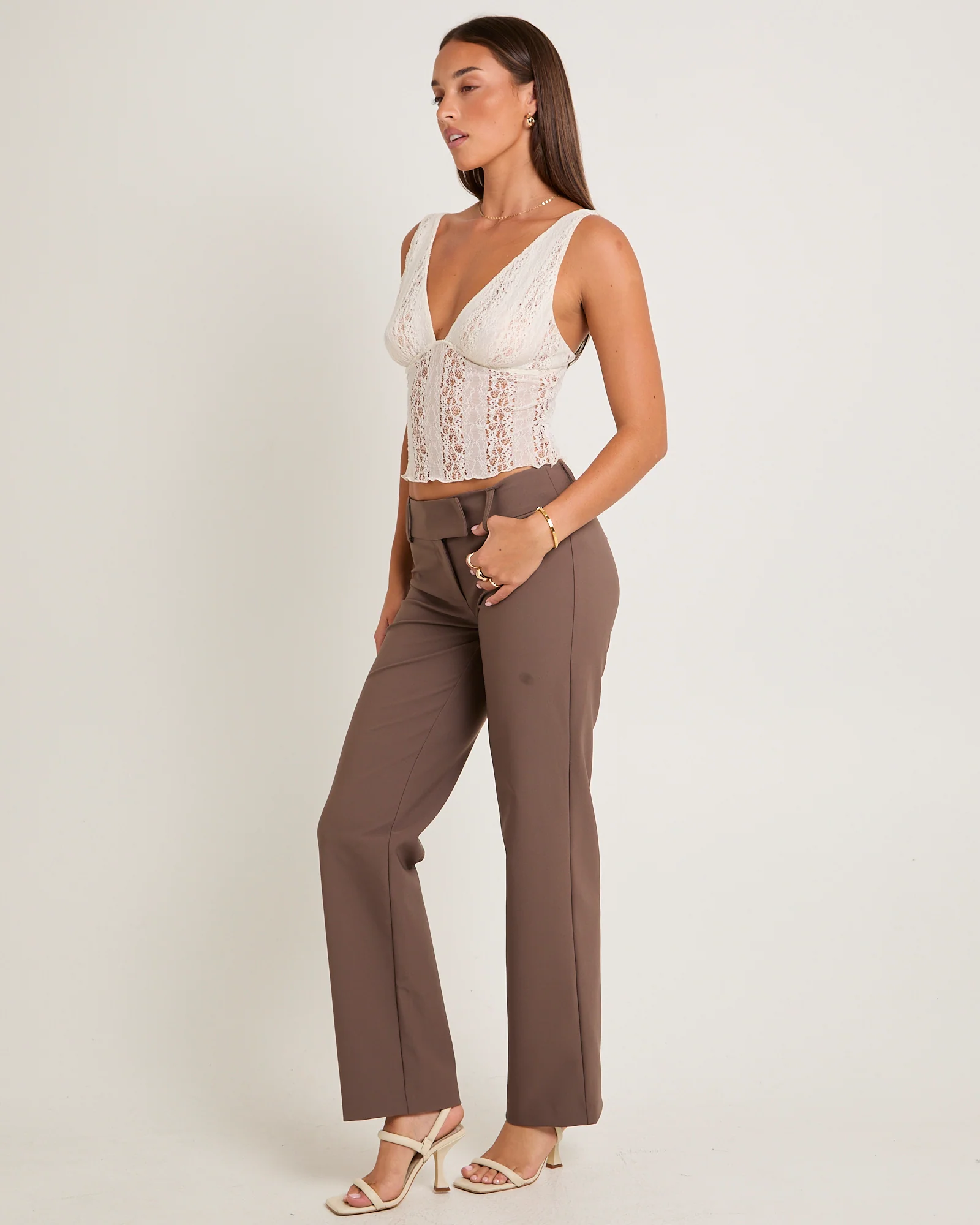 Colette Lace Tank Top - Image 4
