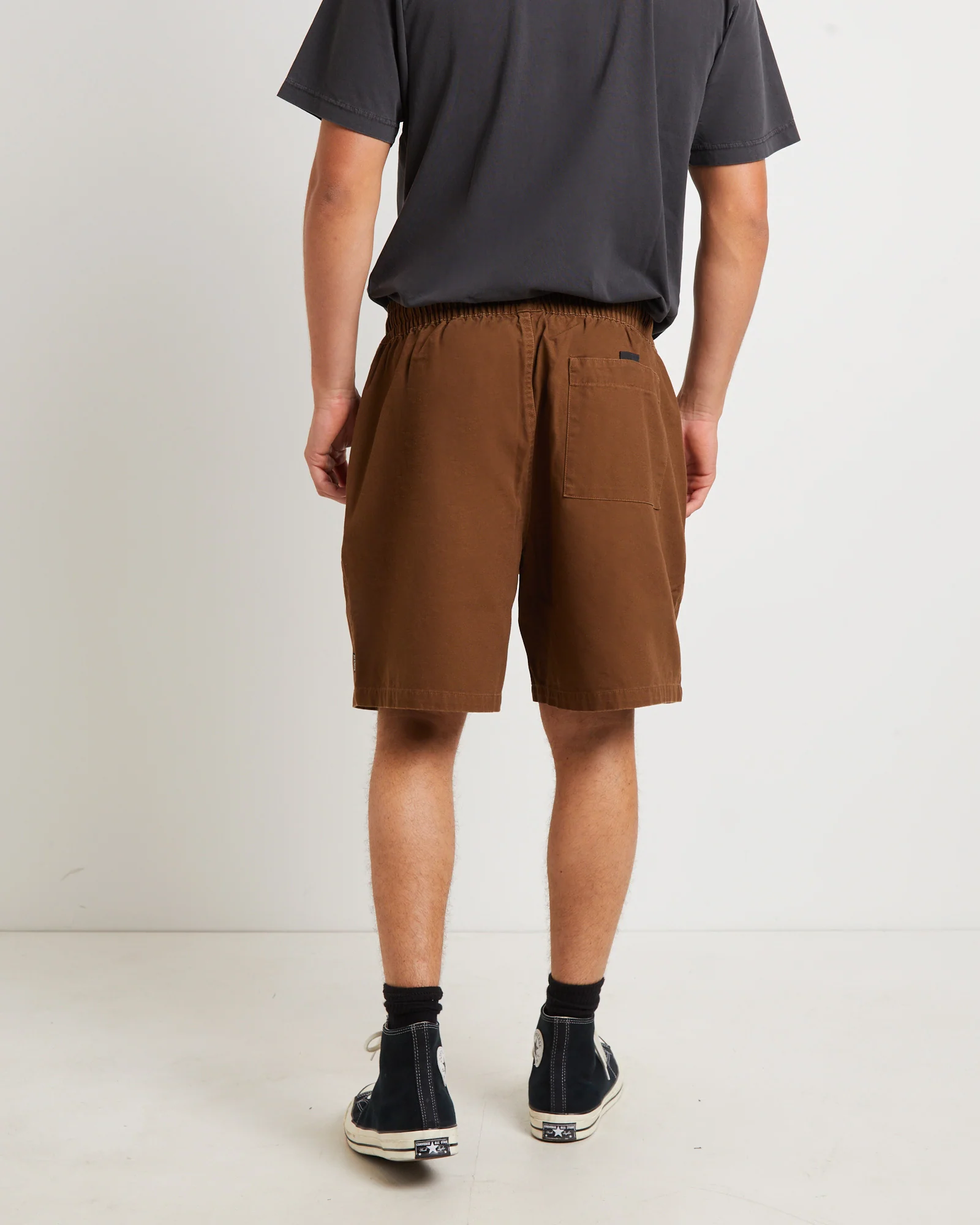Collage Recycled 18" Swim Shorts in Brown - Image 2