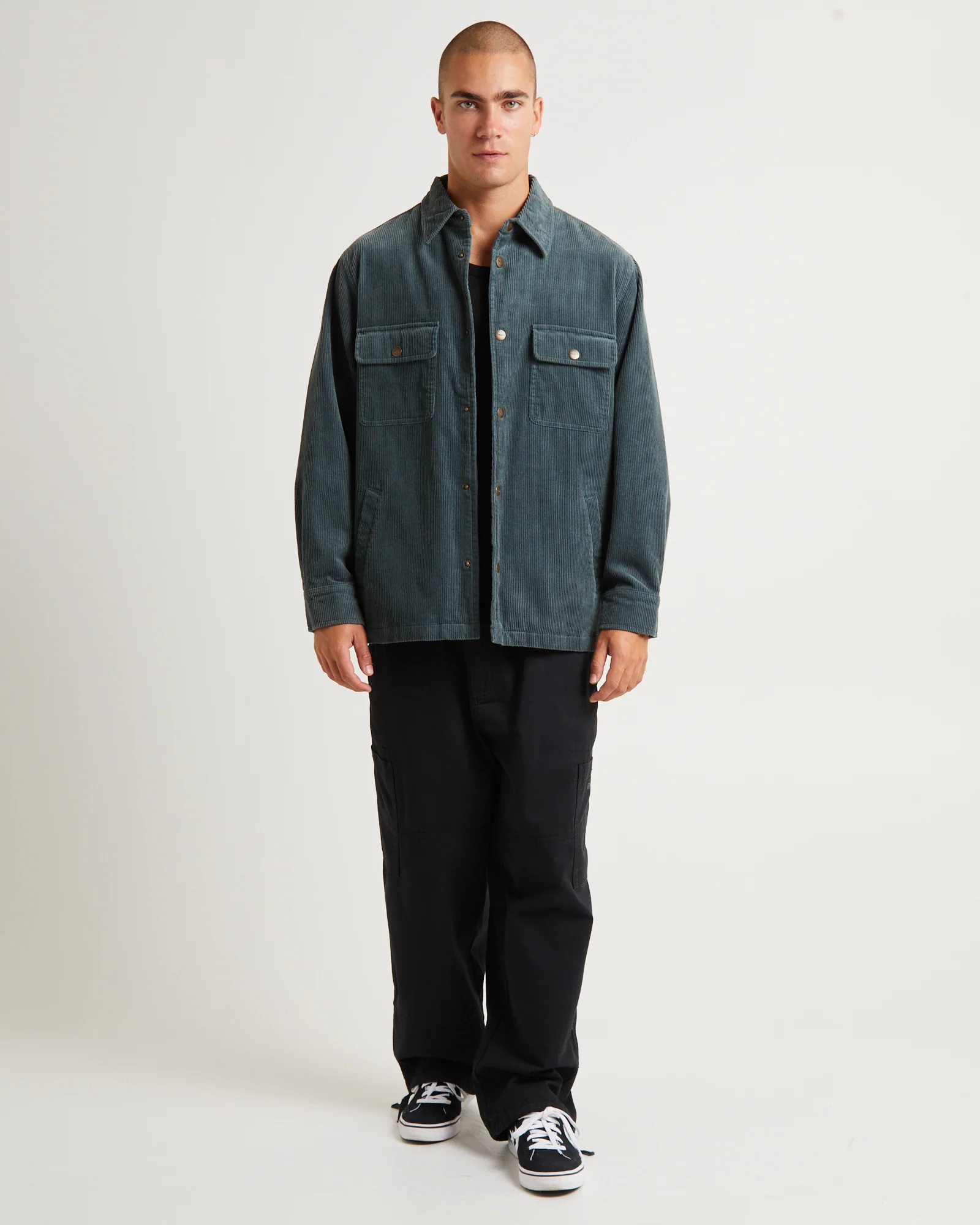 Conditions Cord Long Sleeve Overshirt - Image 3