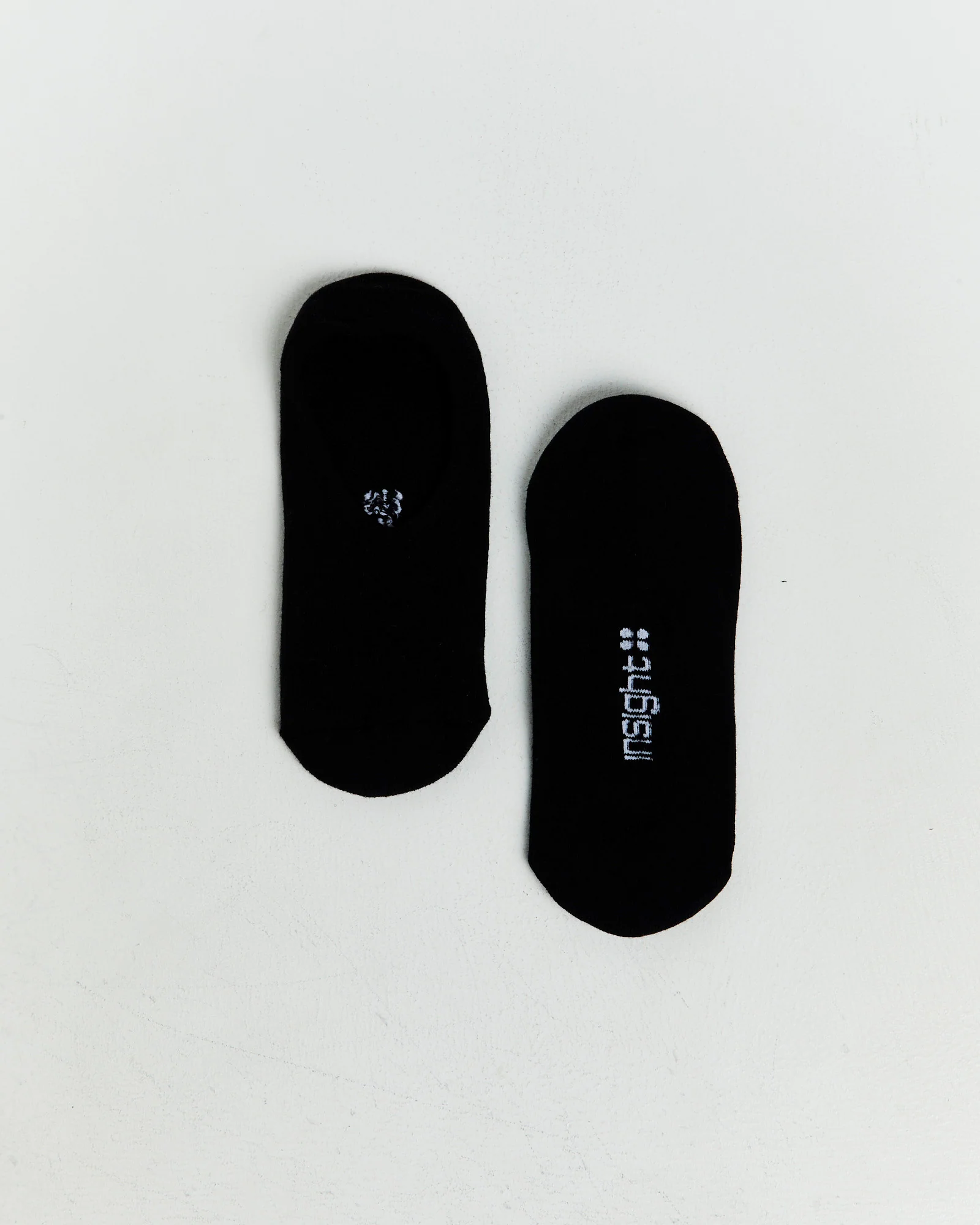 Core Unisex Invisible Socks 3 Pack White/Black - Image 4