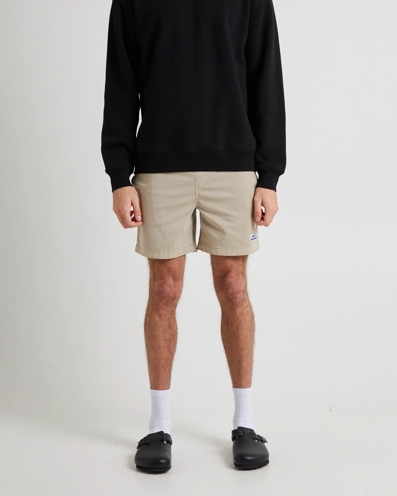 COTTON SUSPENDED SHORTS