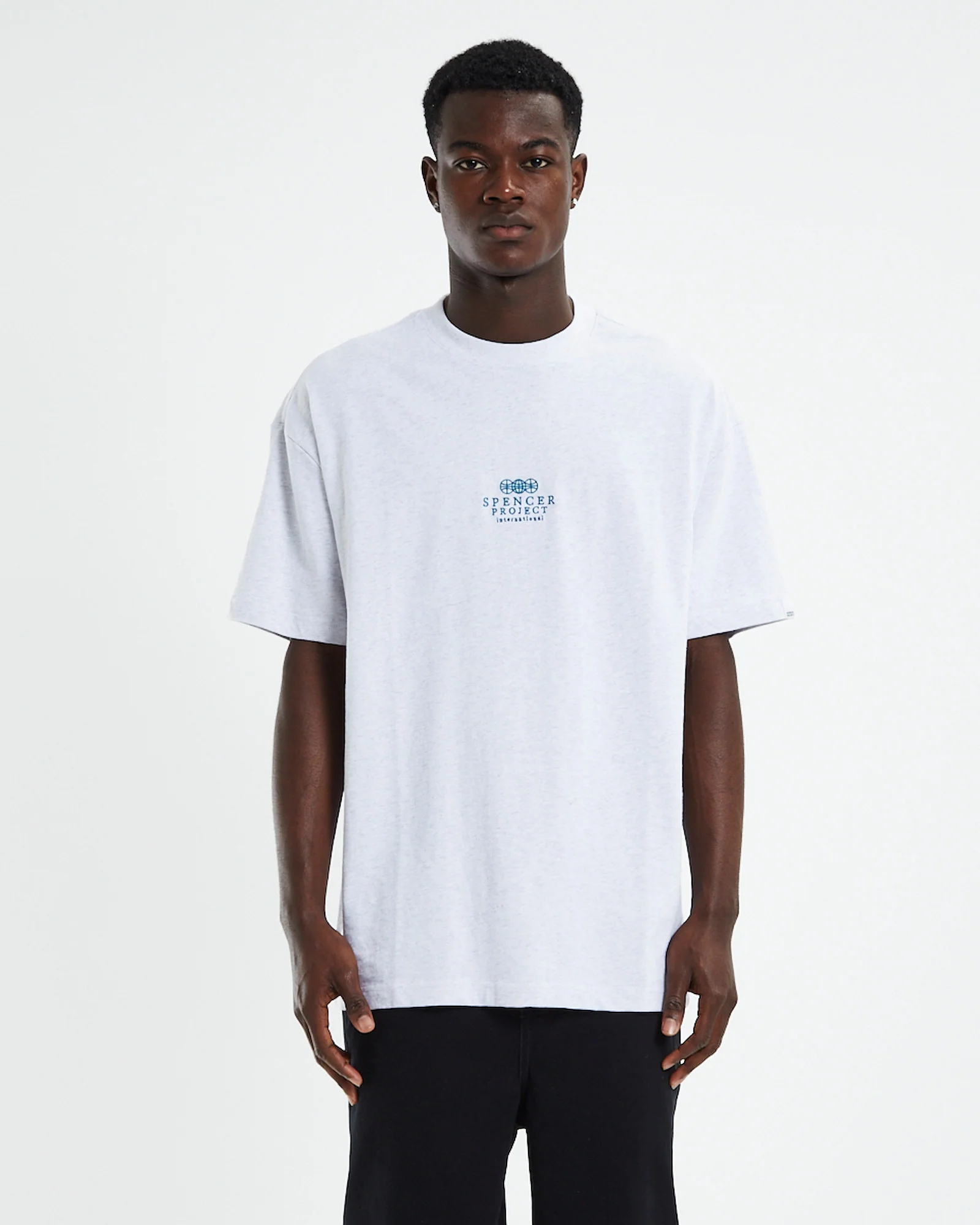 Court Short Sleeve T-Shirt Frost Marle Grey
