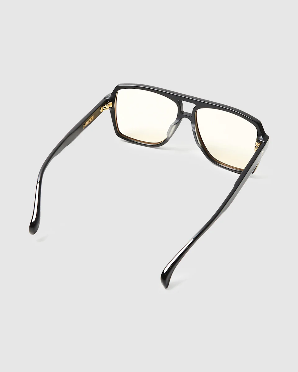 Cox Photochromic Sunglasses Black/Orange - Image 3