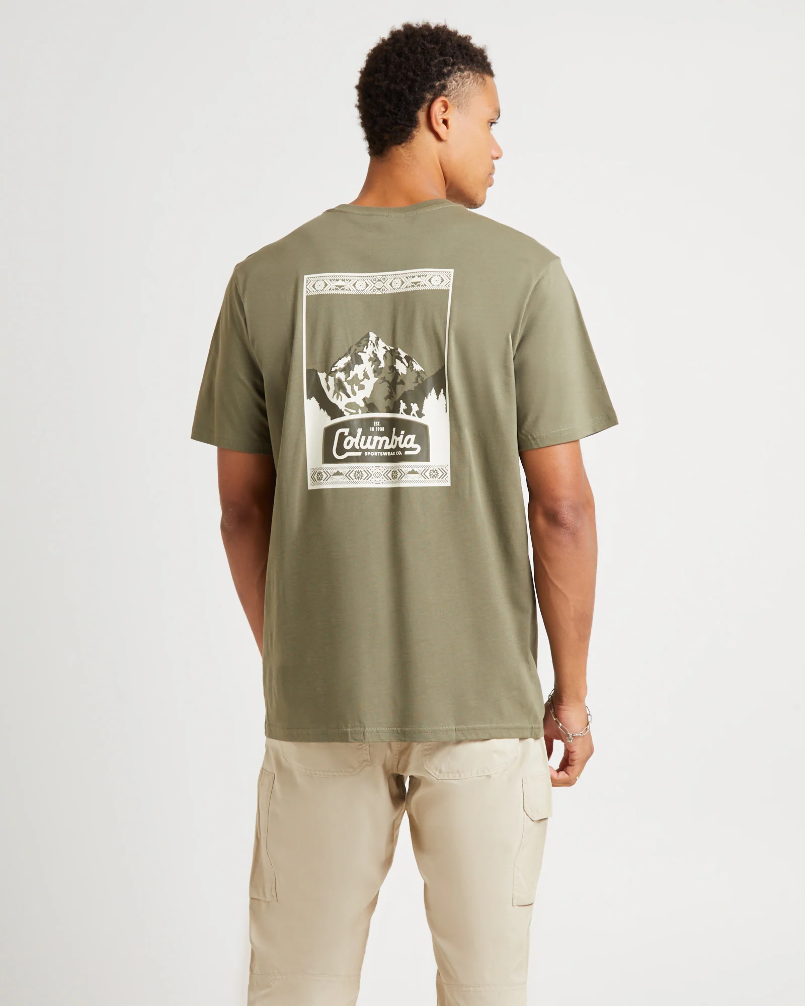 CSC Seasonal Logo T-Shirt Stone Green
