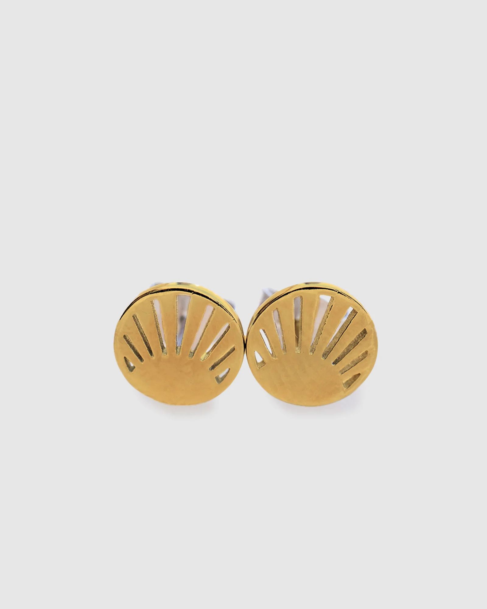 Cutout Sunburst Stud Earrings - Image 3