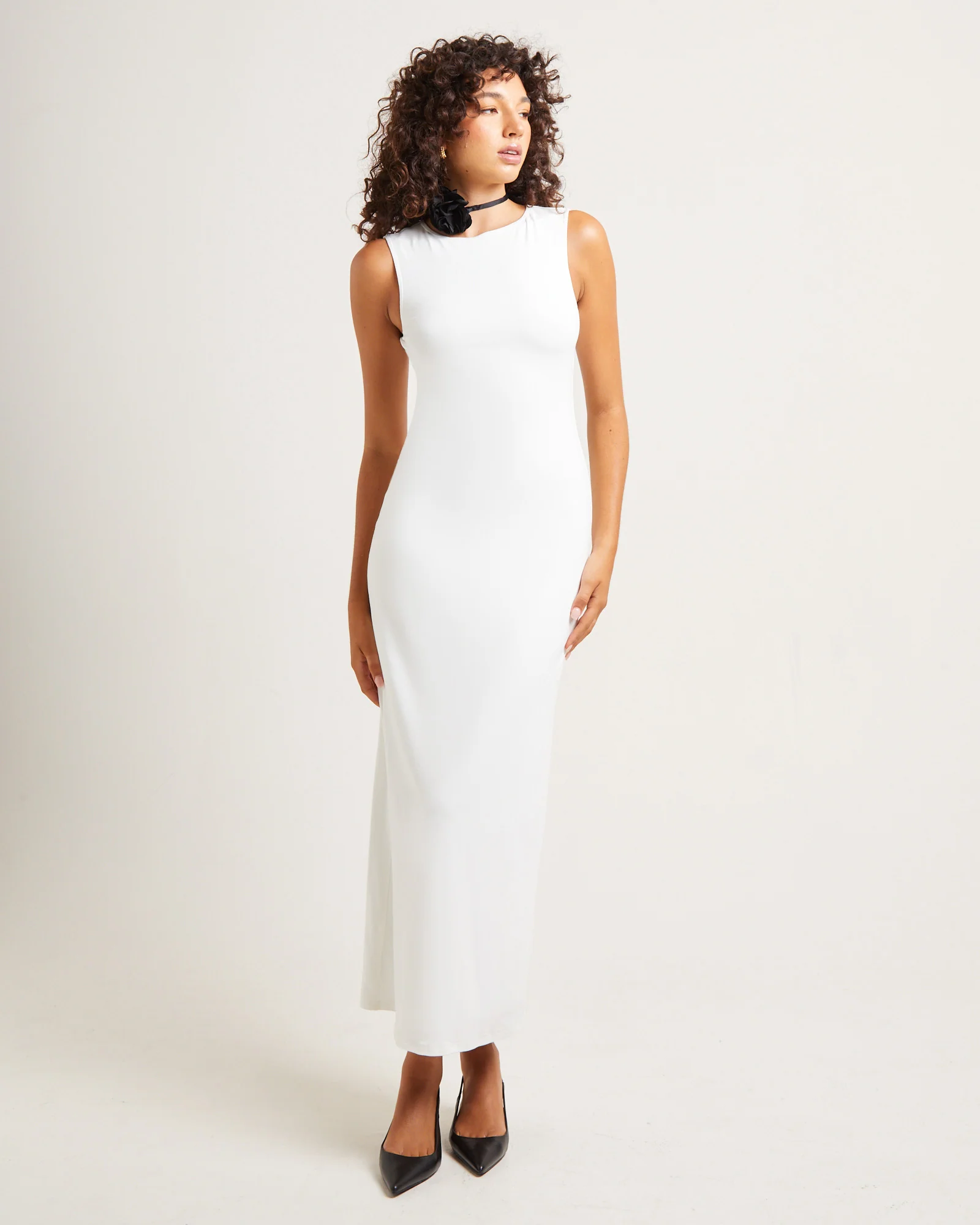 Dahlia Curve Cut Out Maxi Dress - Image 3