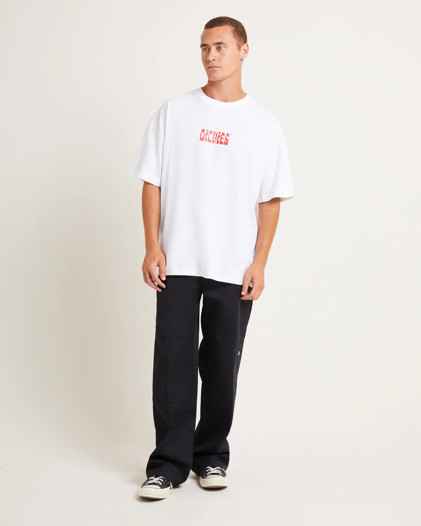 Daisy Chain 330 Short Sleeve T-Shirt in White - Image 3