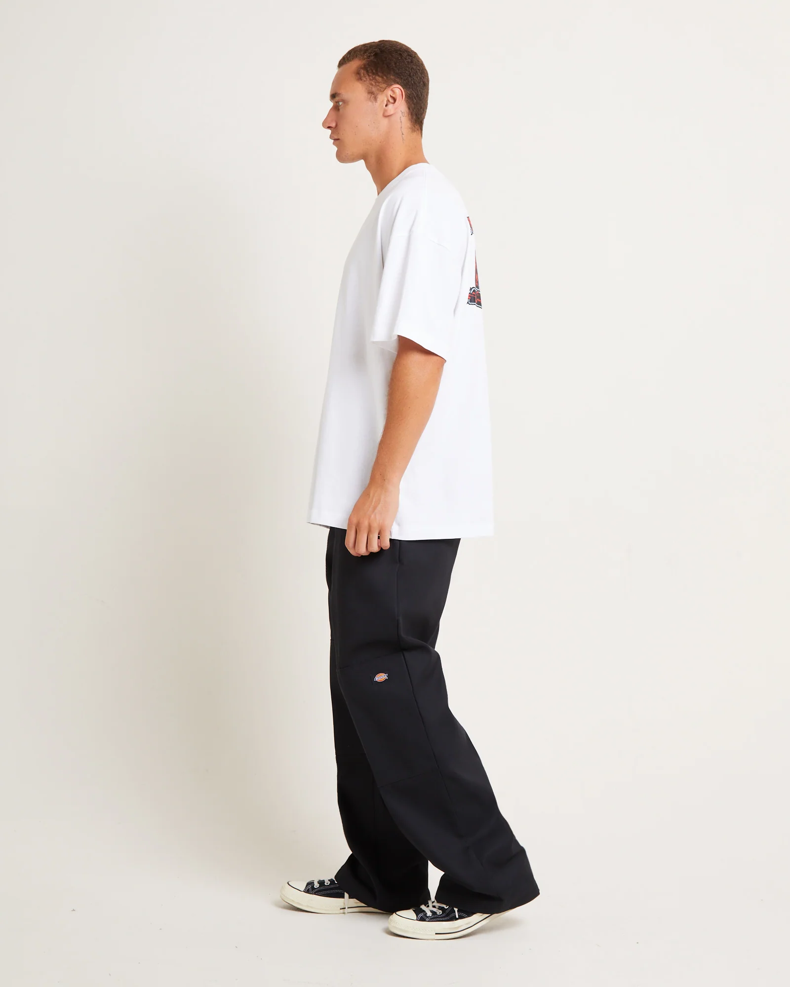 Daisy Chain 330 Short Sleeve T-Shirt in White - Image 4