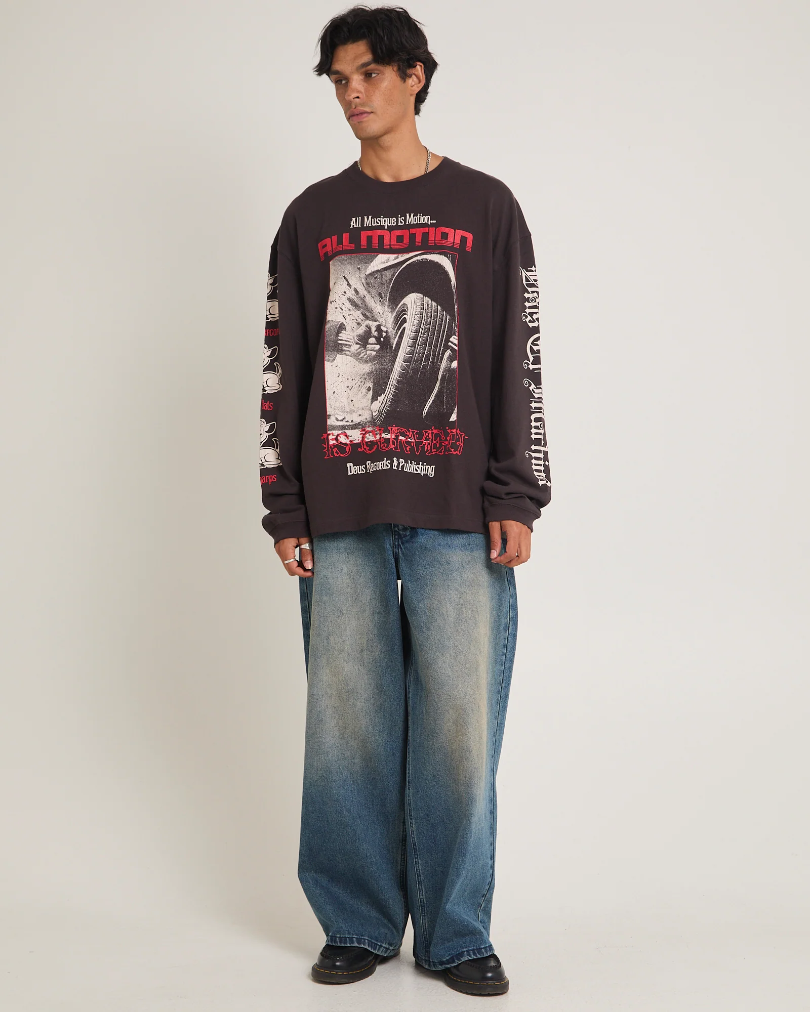 Dancing Ghost Long Sleeve T-Shirt - Image 3