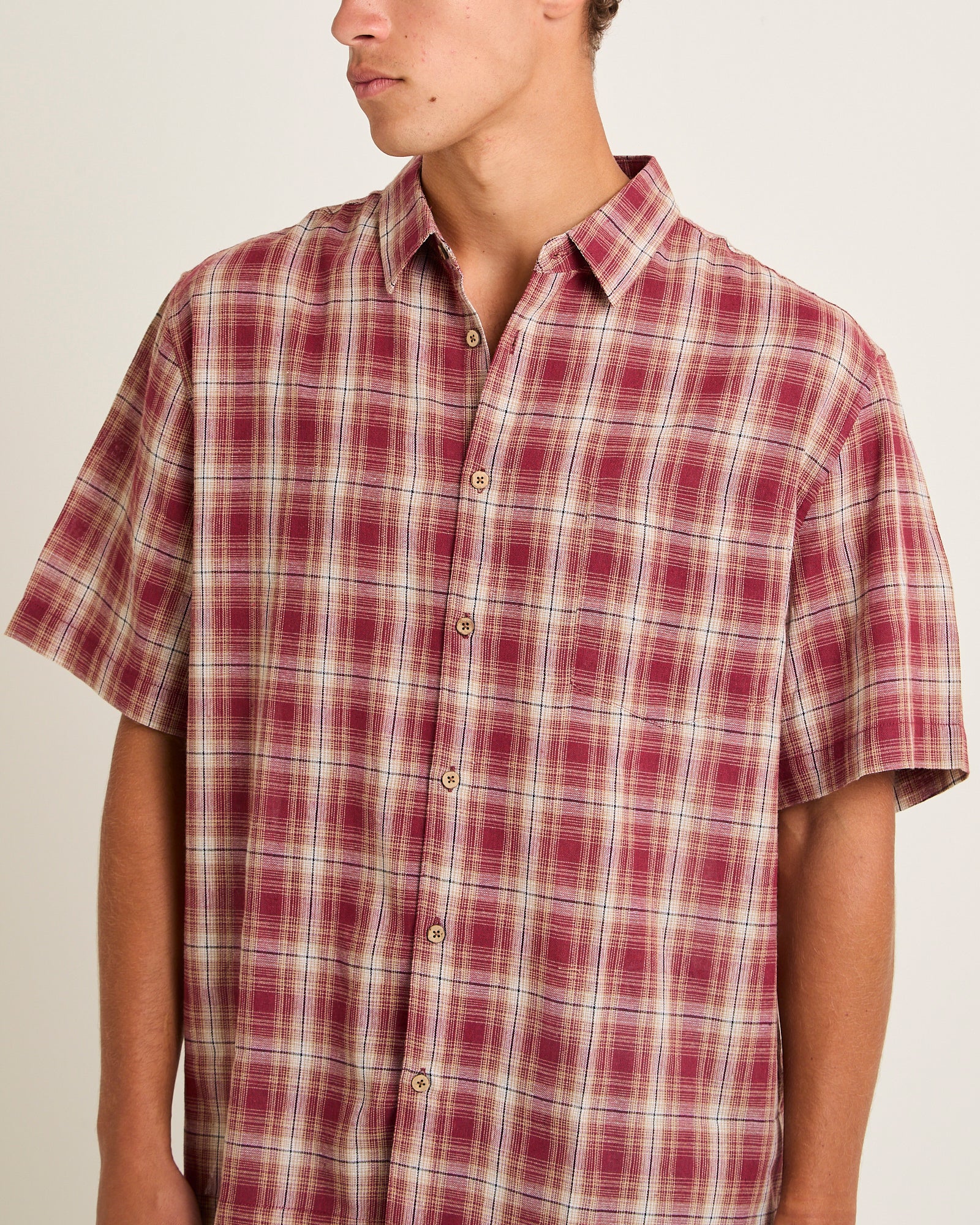 Dazed Check Short Sleeve Resort Shirt - Image 5