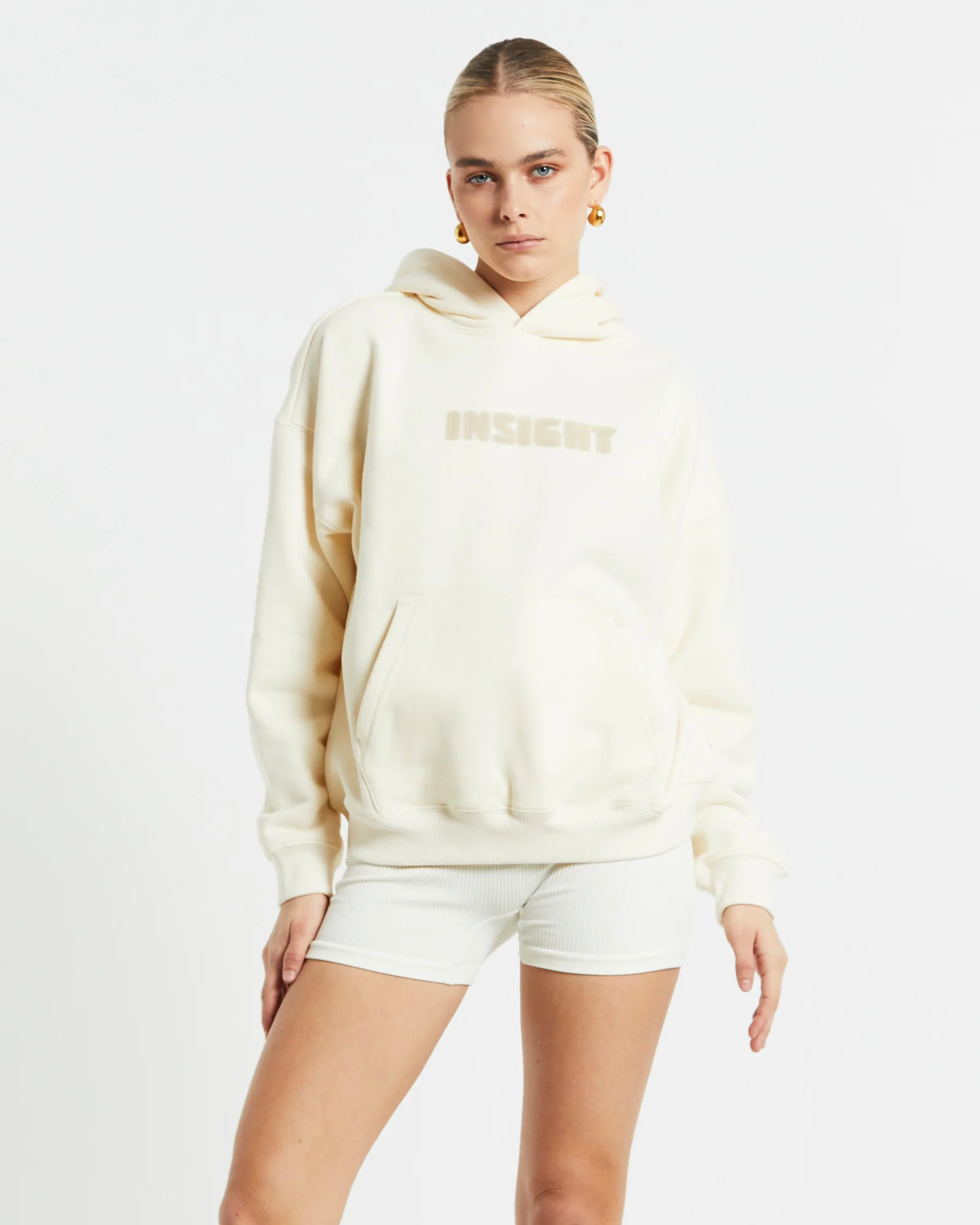 Dazed & Confused Oversized Hoodie in Clay Natural